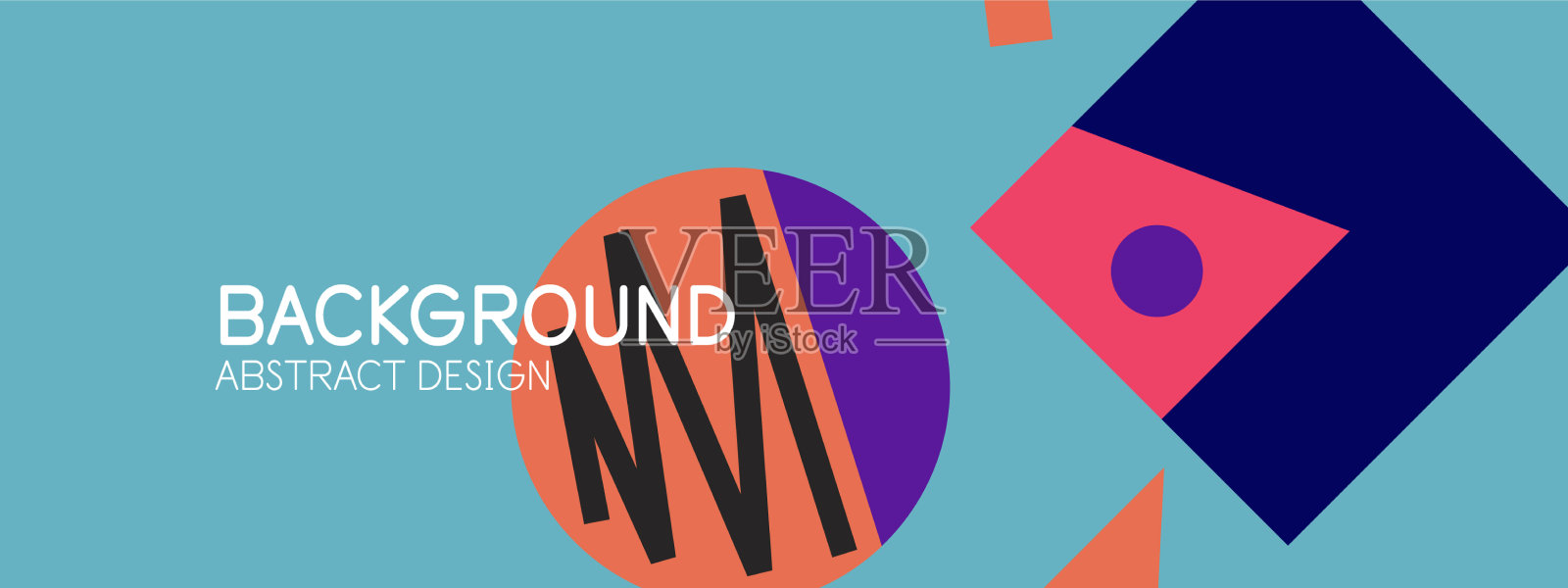 抽象的背景块线三角形插画图片素材