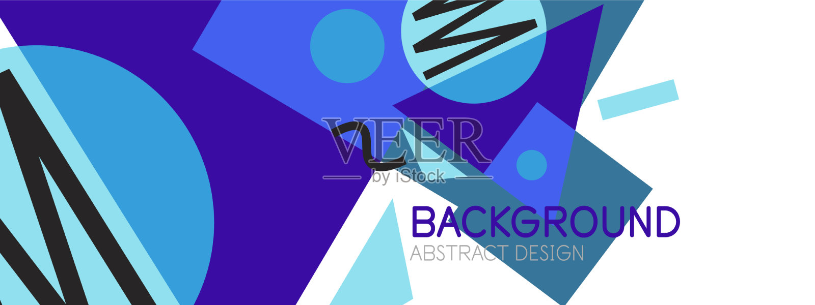 抽象的背景块线三角形插画图片素材