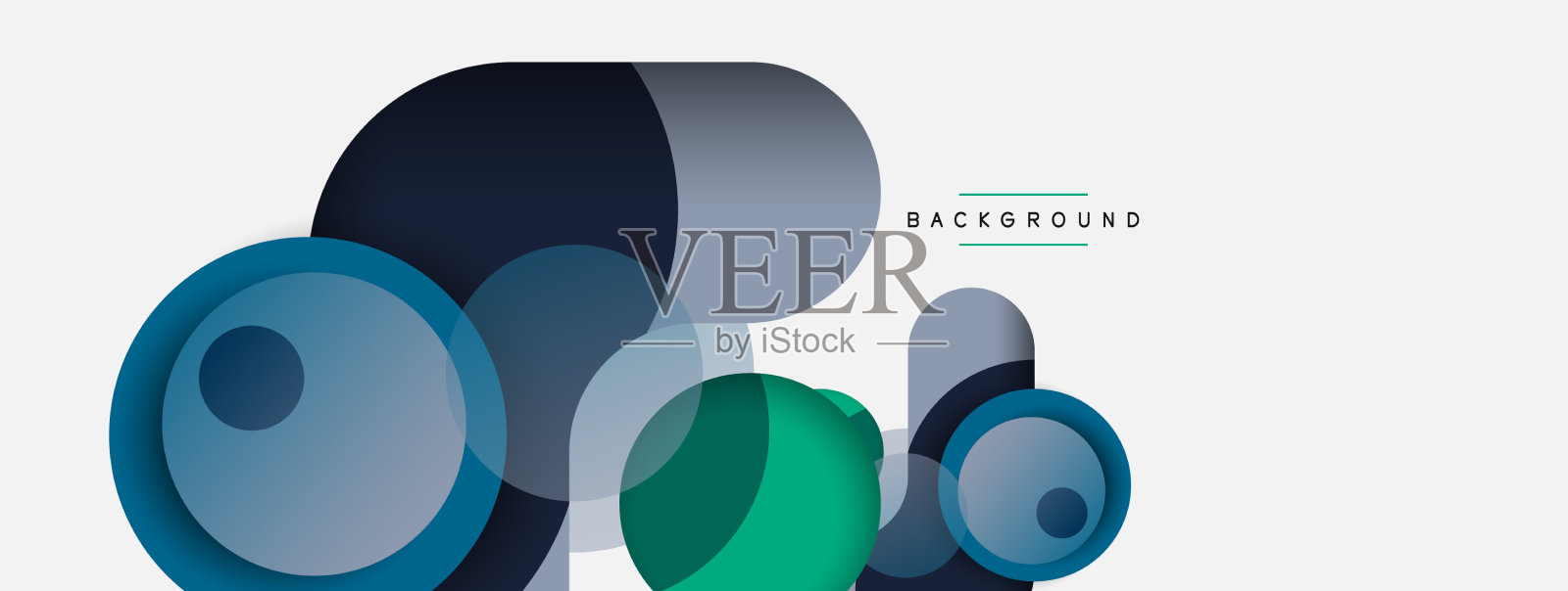 圆形和圆形的抽象背景插画图片素材