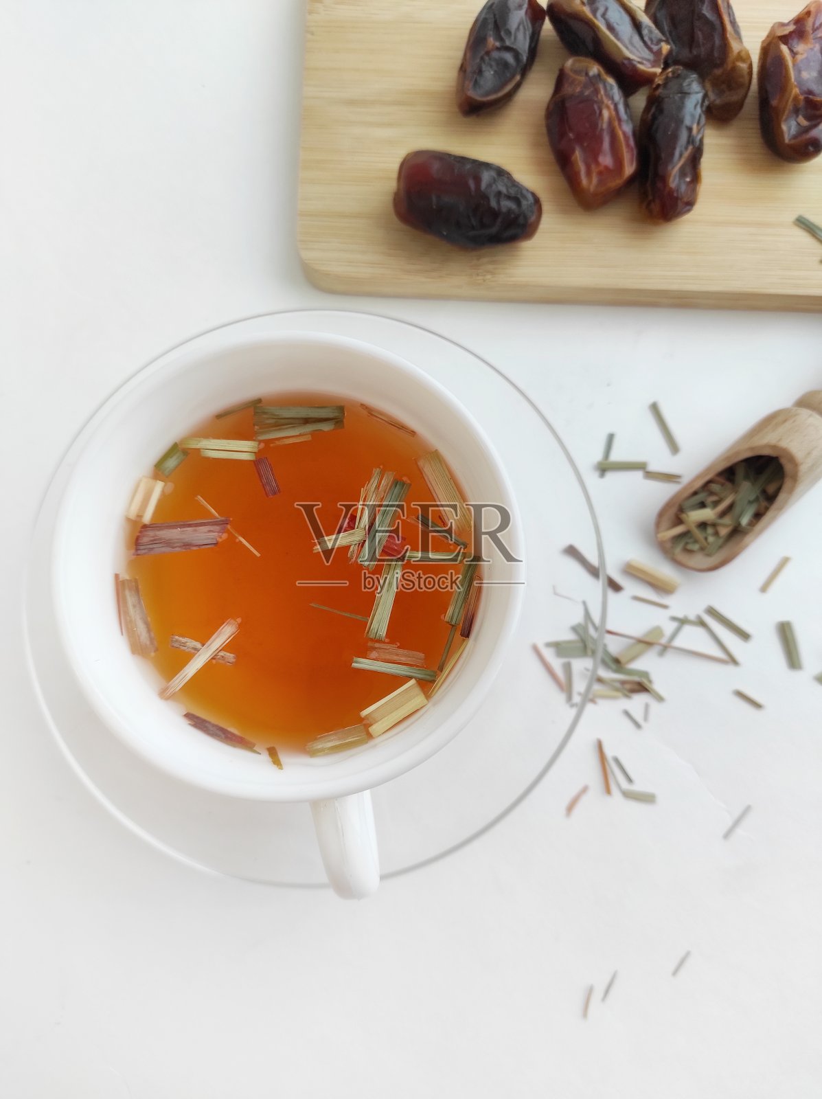 香茅干枣凉茶照片摄影图片