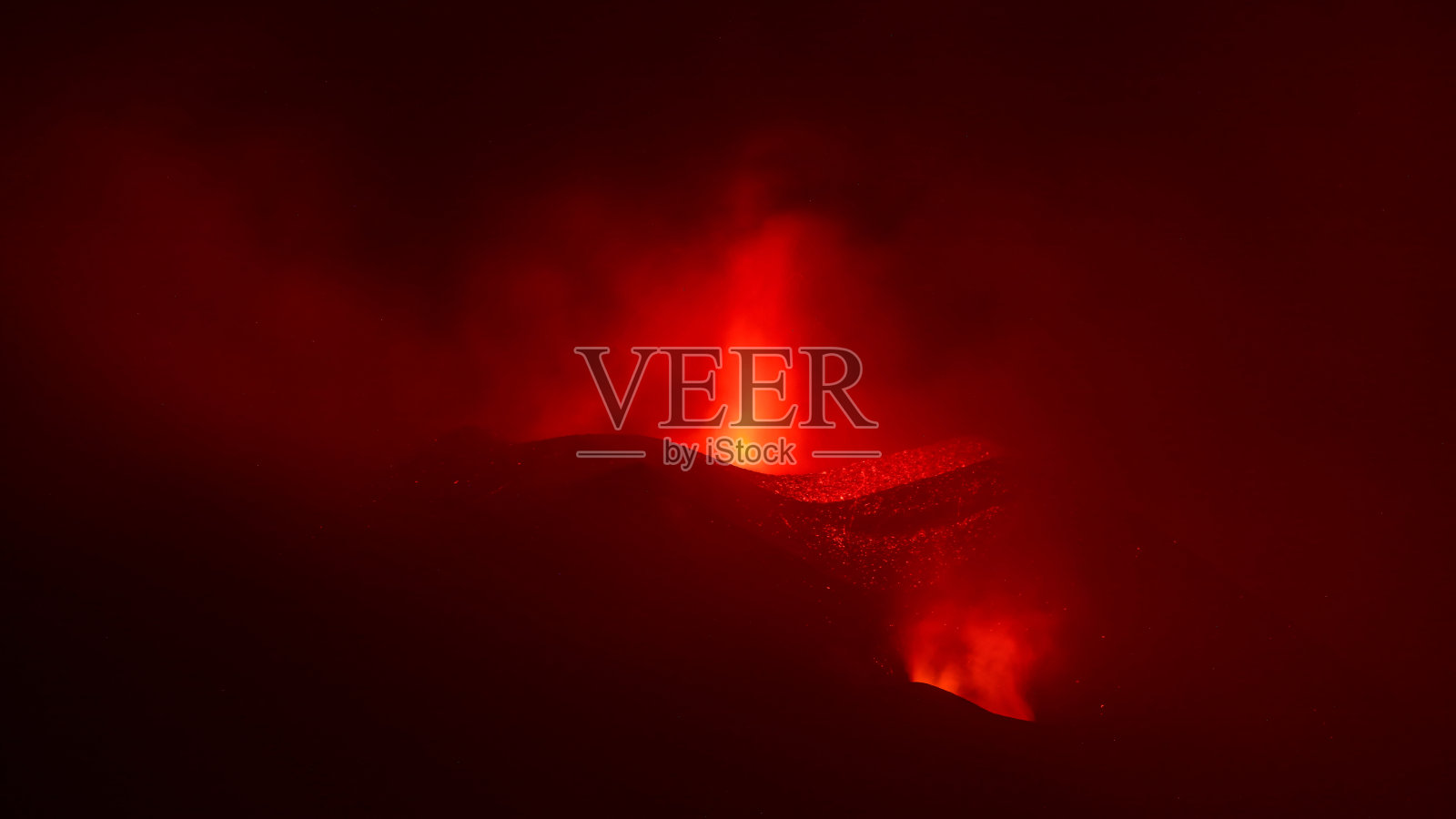 拉帕尔马火山照片摄影图片