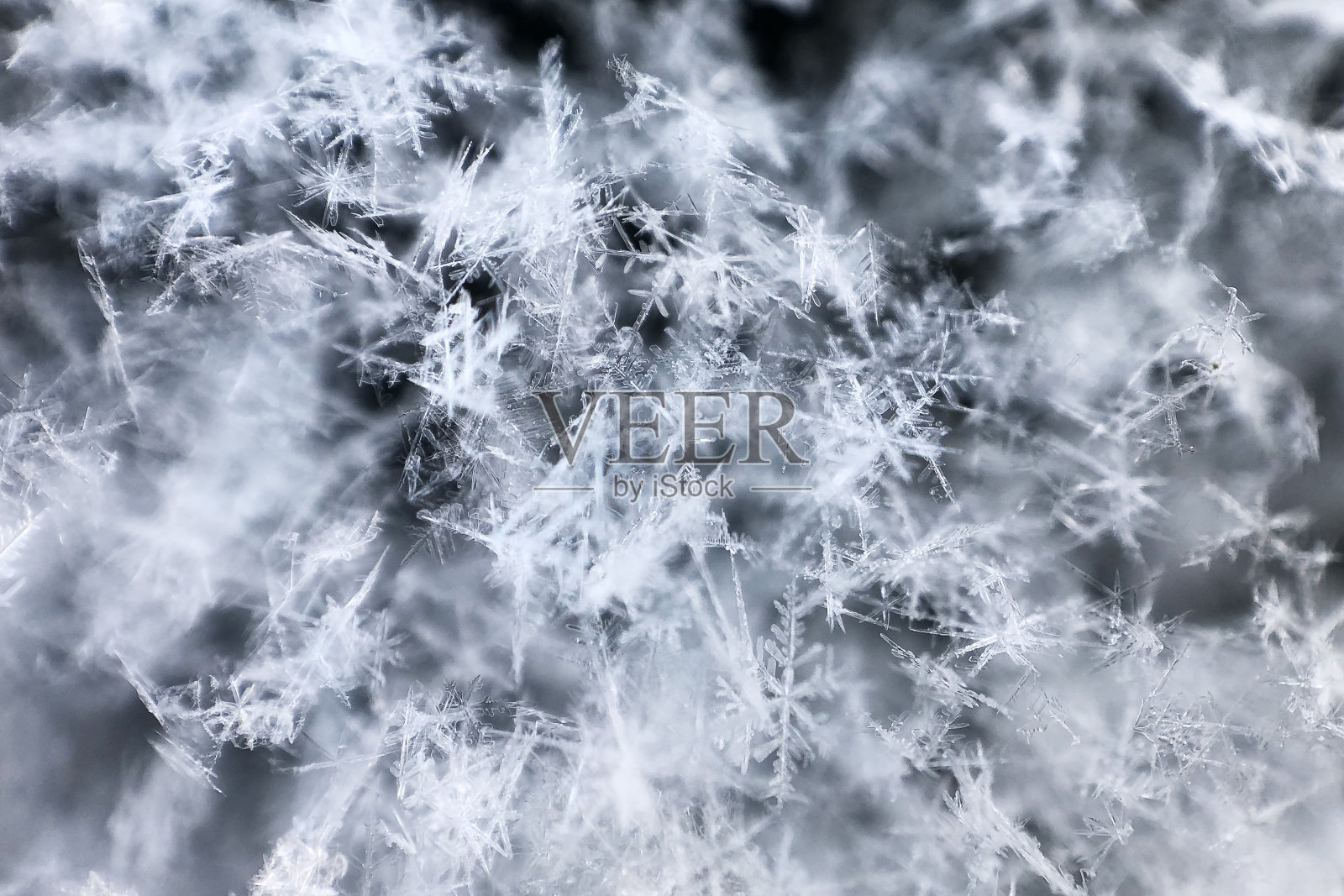 雪花微距摄影，自然背景，自然之美照片摄影图片