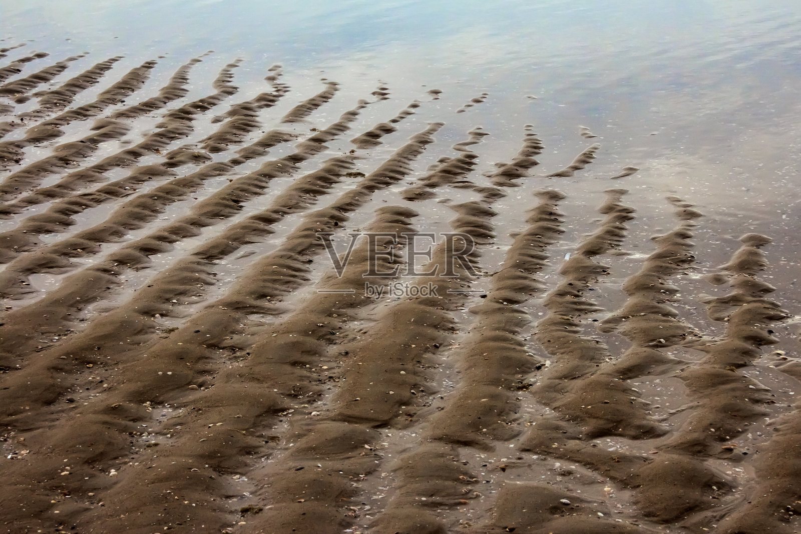 起涟漪的沙子照片摄影图片