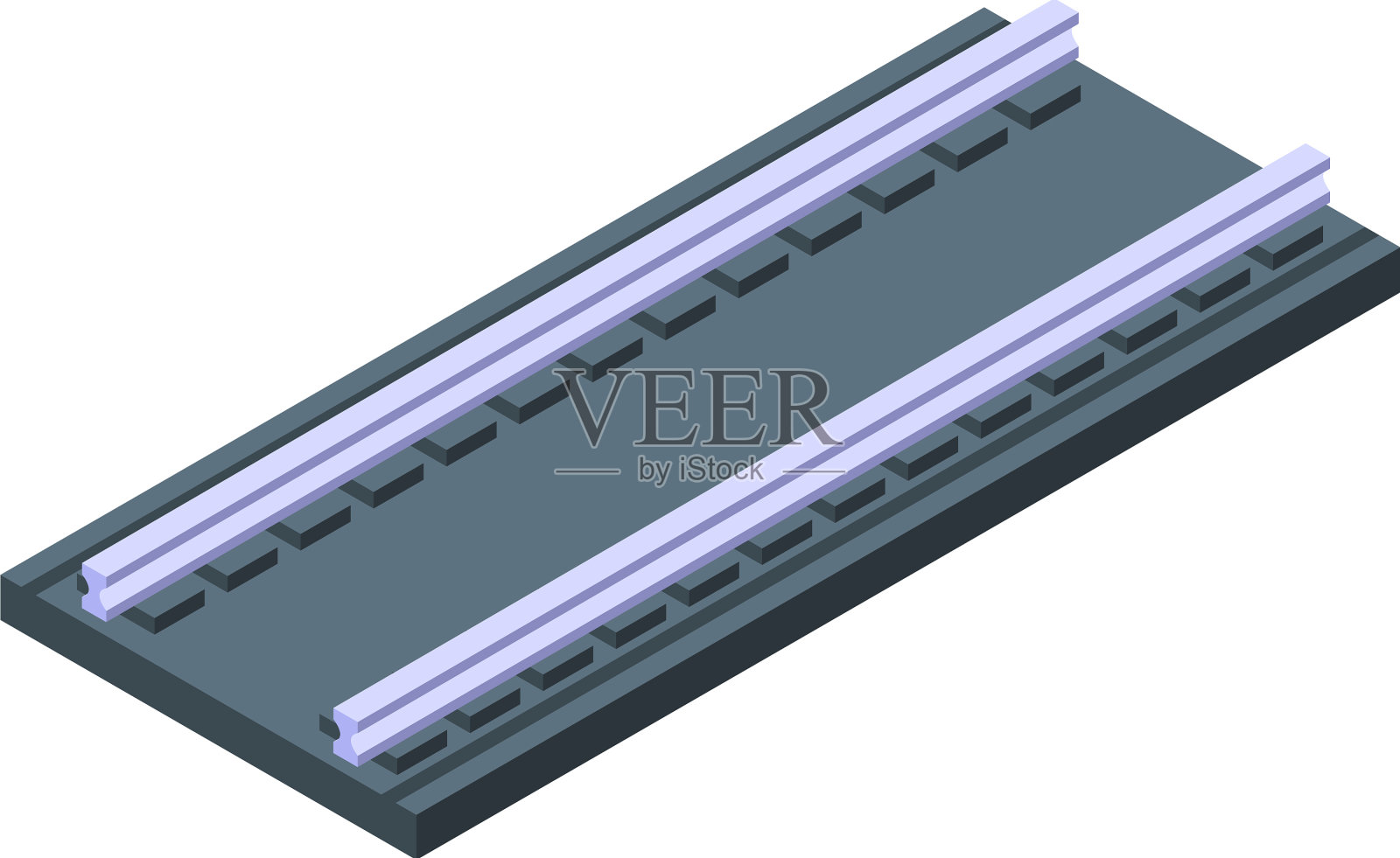 高速铁路图标等距票卡插画图片素材
