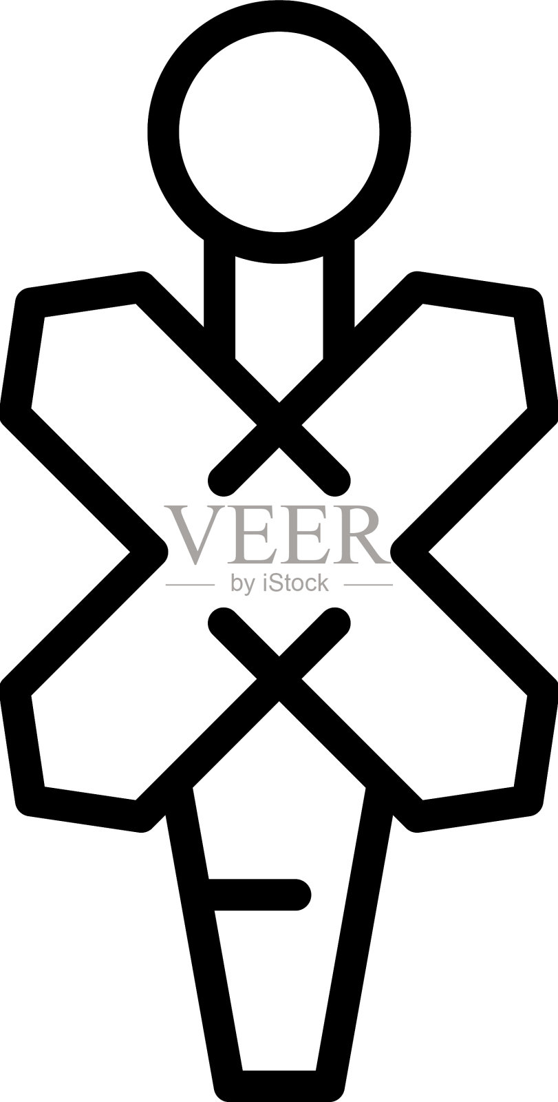 铁路标志图标轮廓铁路列车插画图片素材