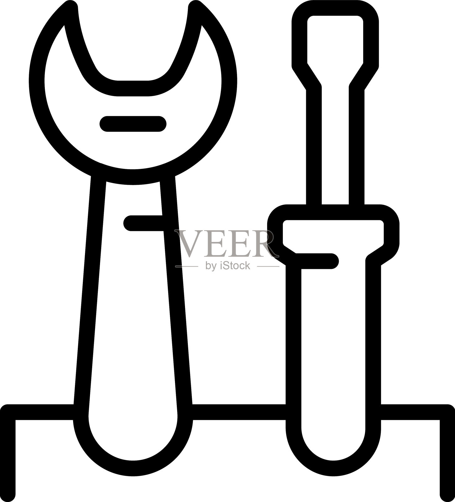 工具聊天支持图标大纲调用插画图片素材