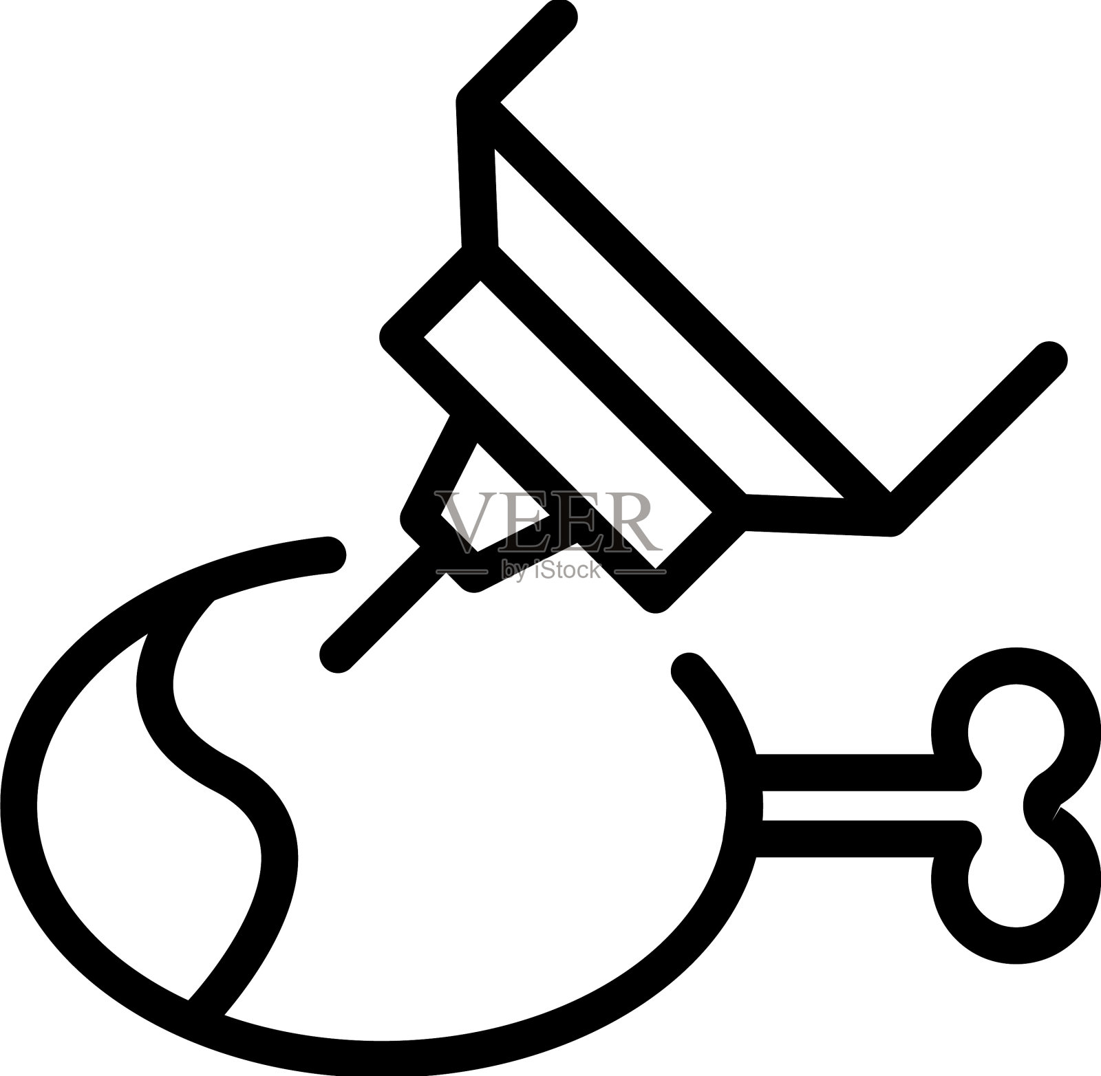 肉类感染图标概述食品细菌插画图片素材