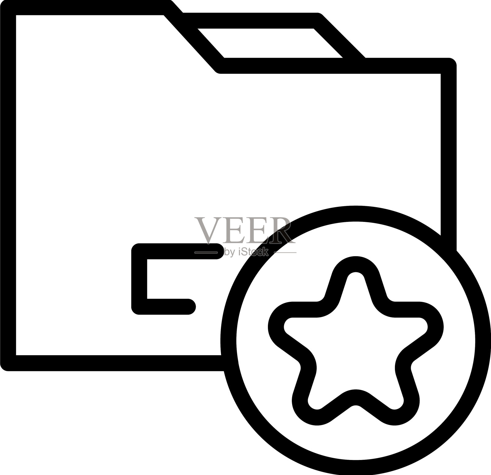 基准文件夹图标轮廓时间质量图标素材