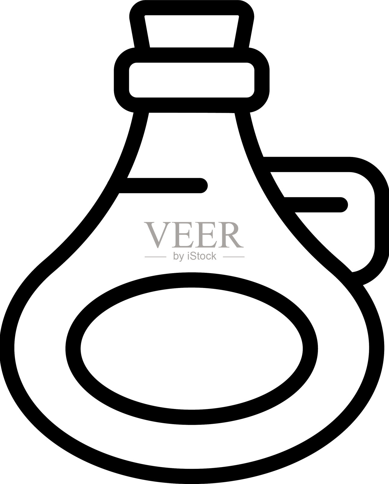 胶原蛋白油罐图标轮廓皮肤头发插画图片素材