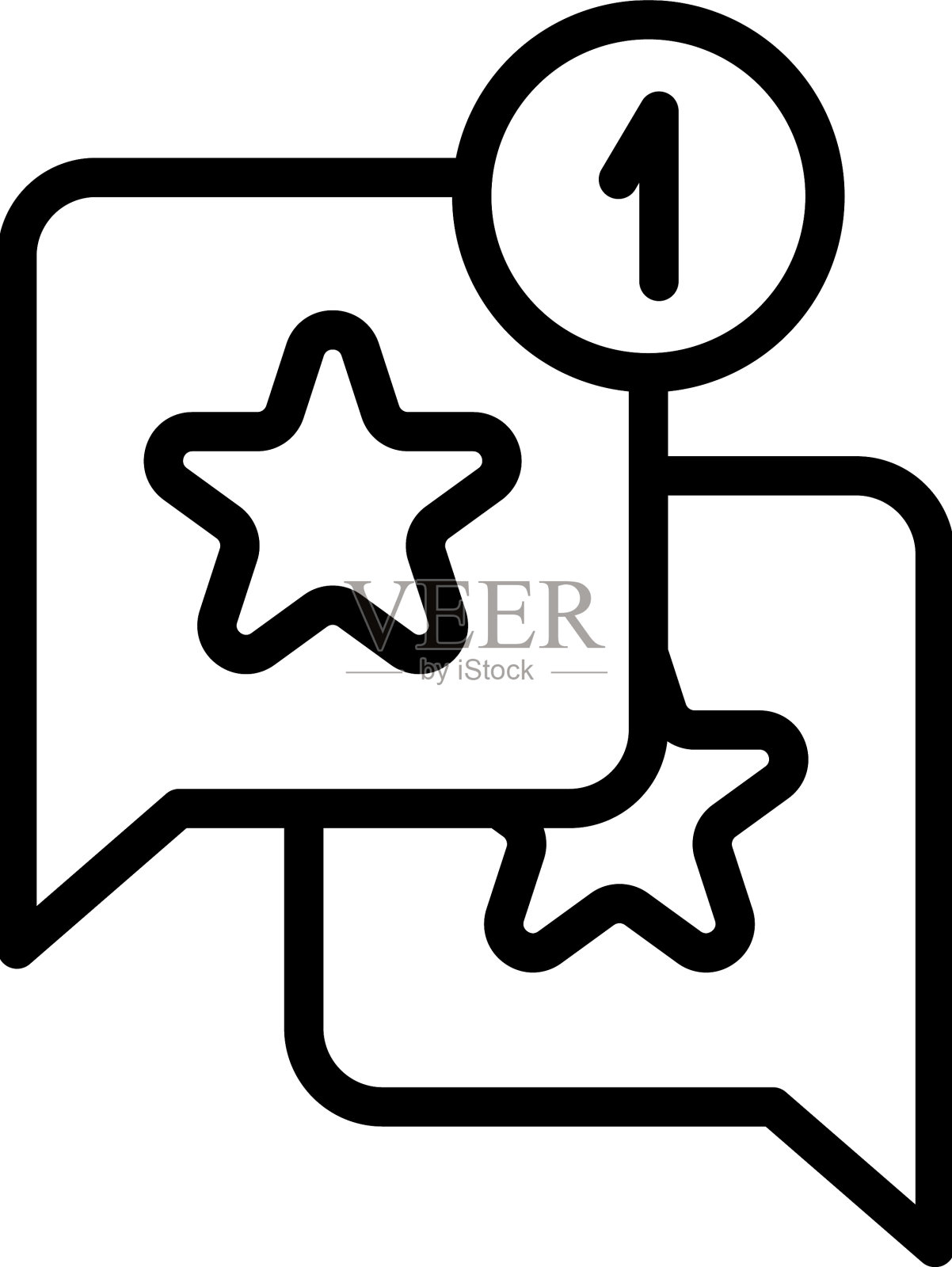 交叉张贴图标大纲SMM交付插画图片素材