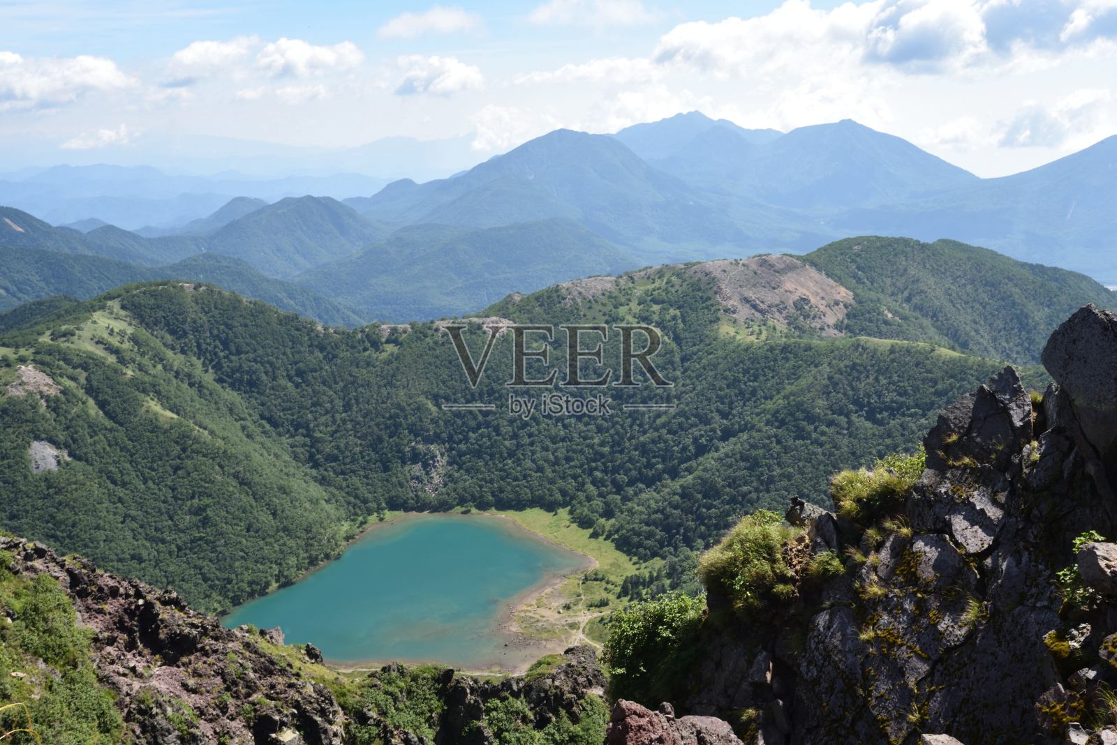 从丸沼到日本枥木县白连山照片摄影图片