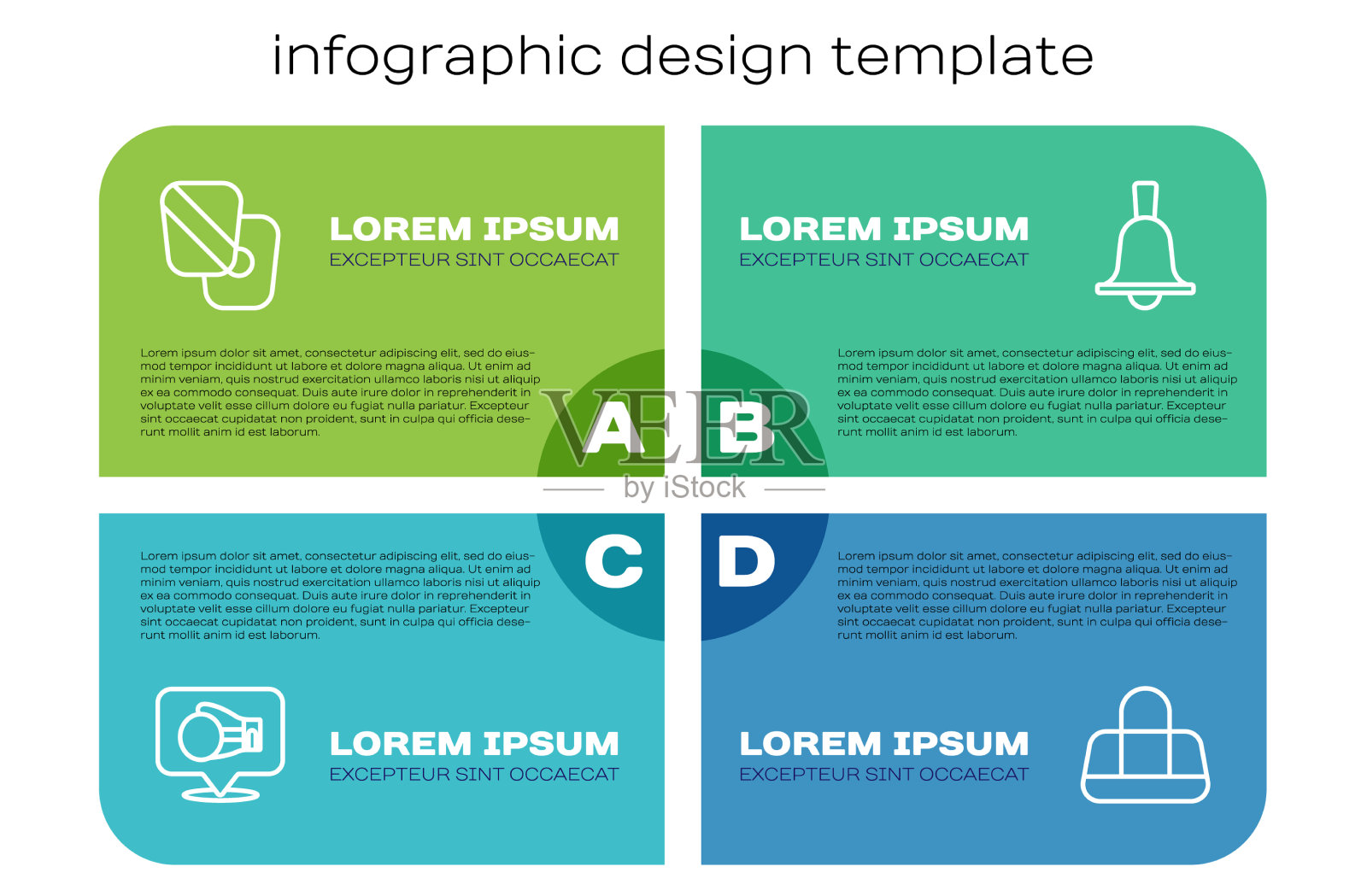 设置线拳击手套训练爪运动包插画图片素材