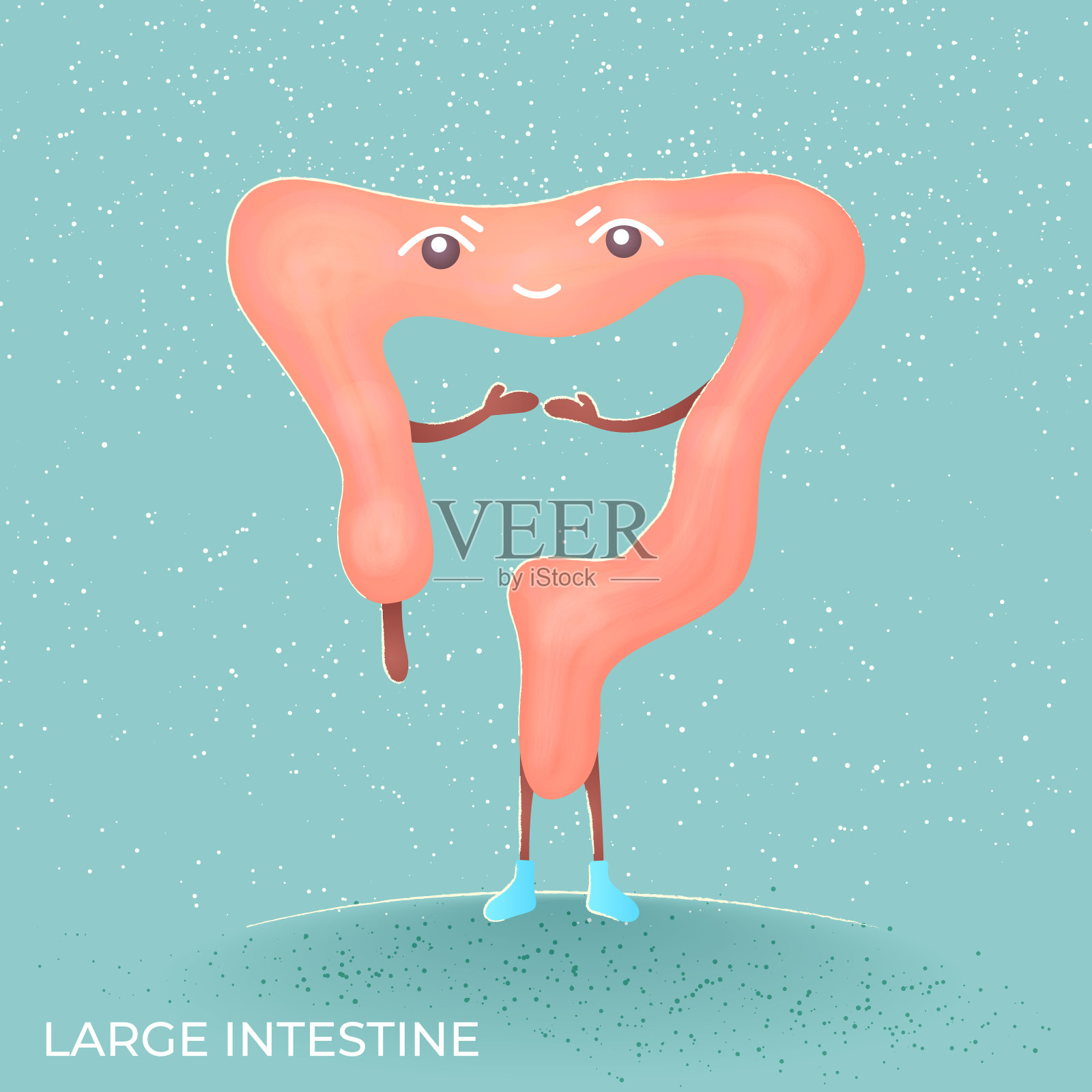 有趣的插图人体器官解剖图像插画图片素材