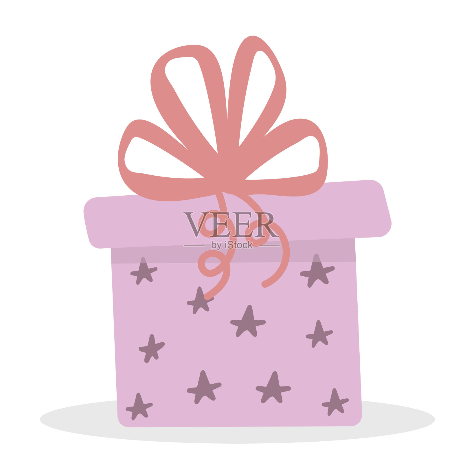 礼物盒,礼物。生日，情人节，圣诞节的元素。插画图片素材