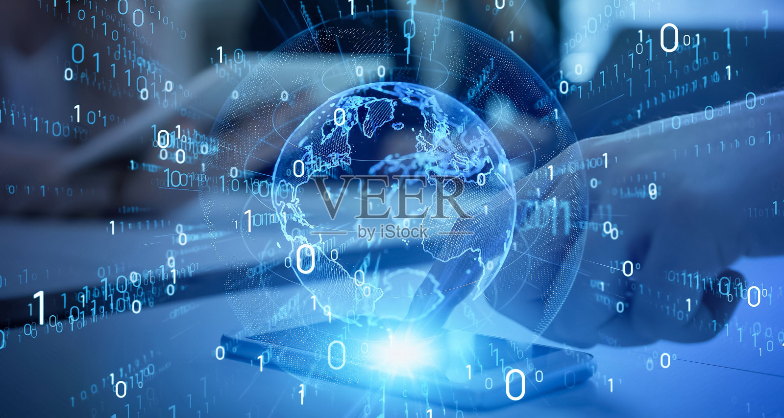 全球通信网络概念。数字转换。照片摄影图片