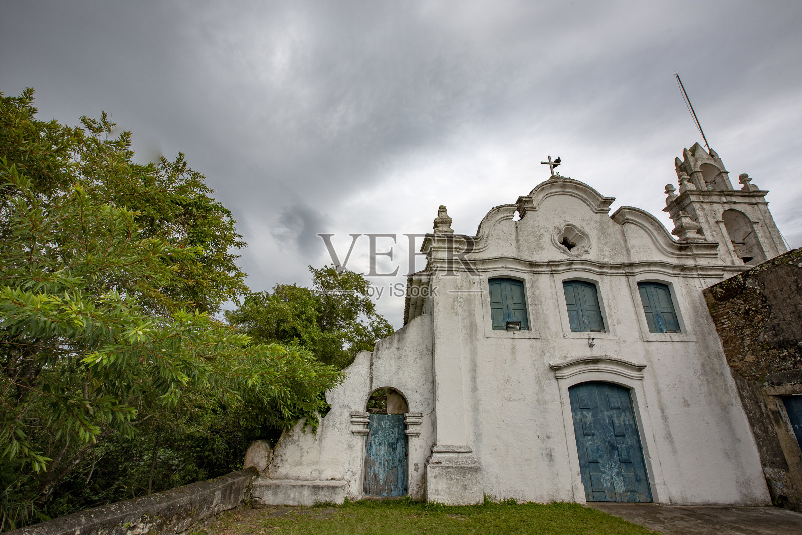 巴西殖民时期的教堂和修道院照片摄影图片