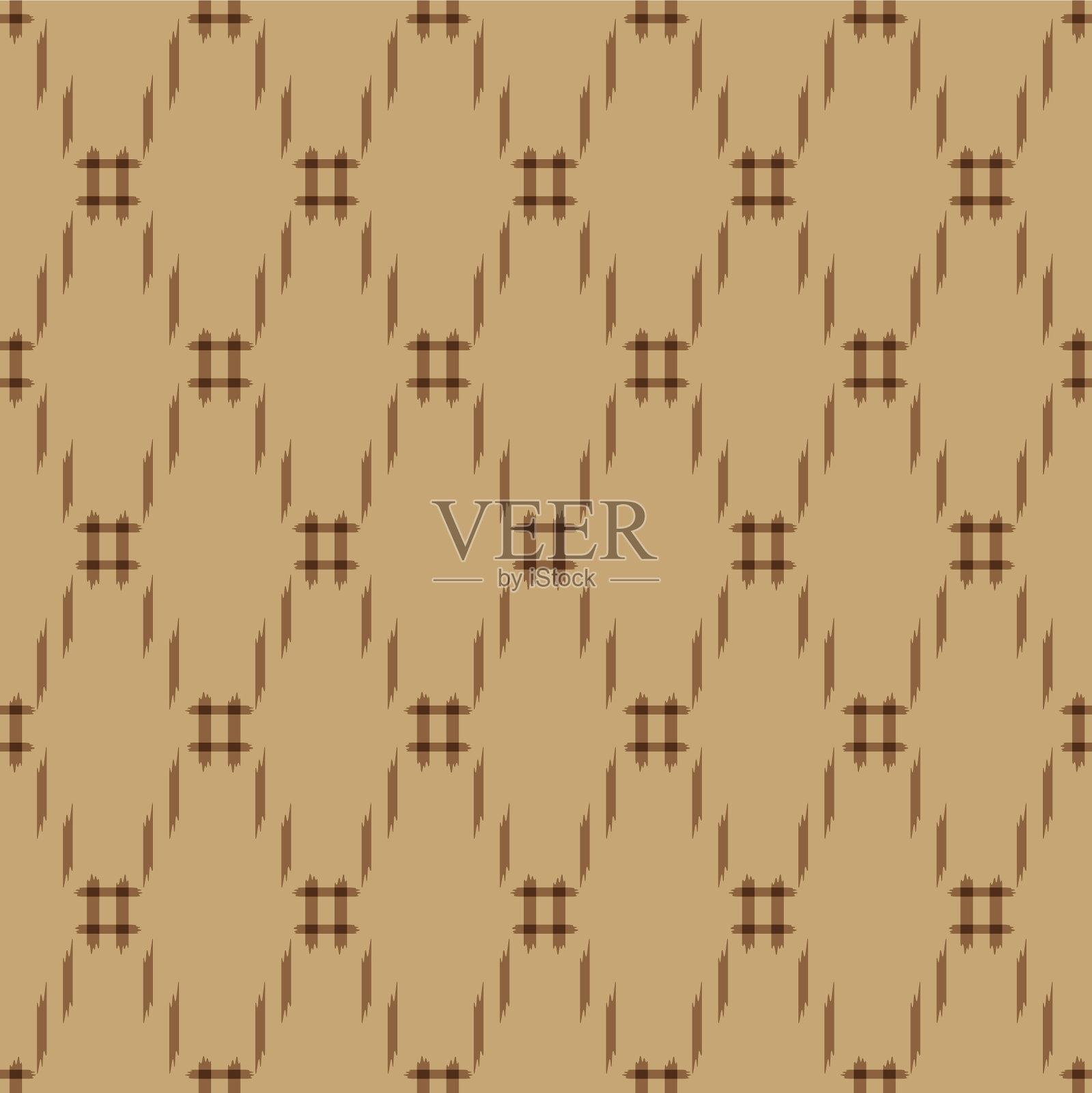 日本刺绣十字菱形矢量无缝图案插画图片素材