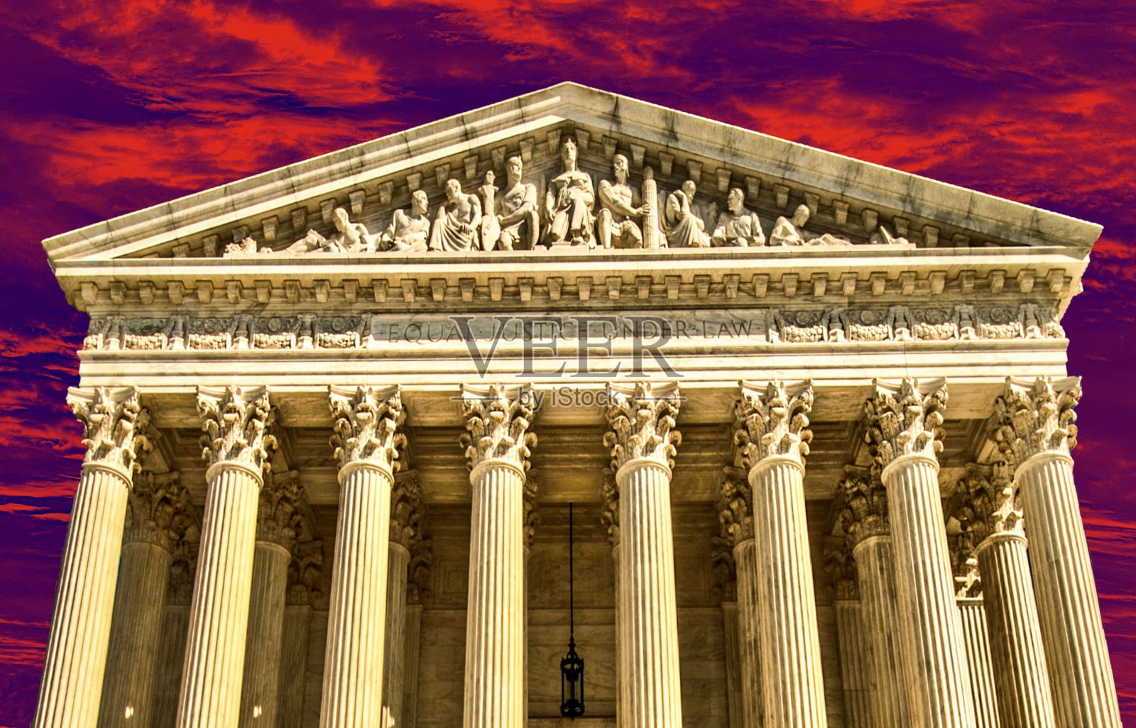 美国最高法院-共和党和民主党照片摄影图片