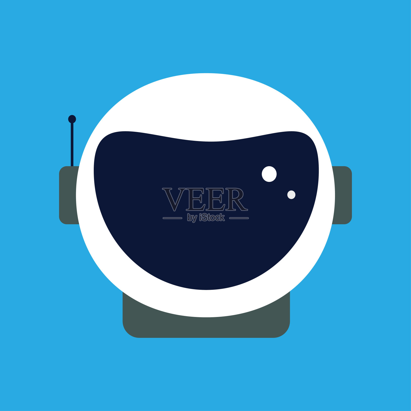 外太空探险设备。插画图片素材