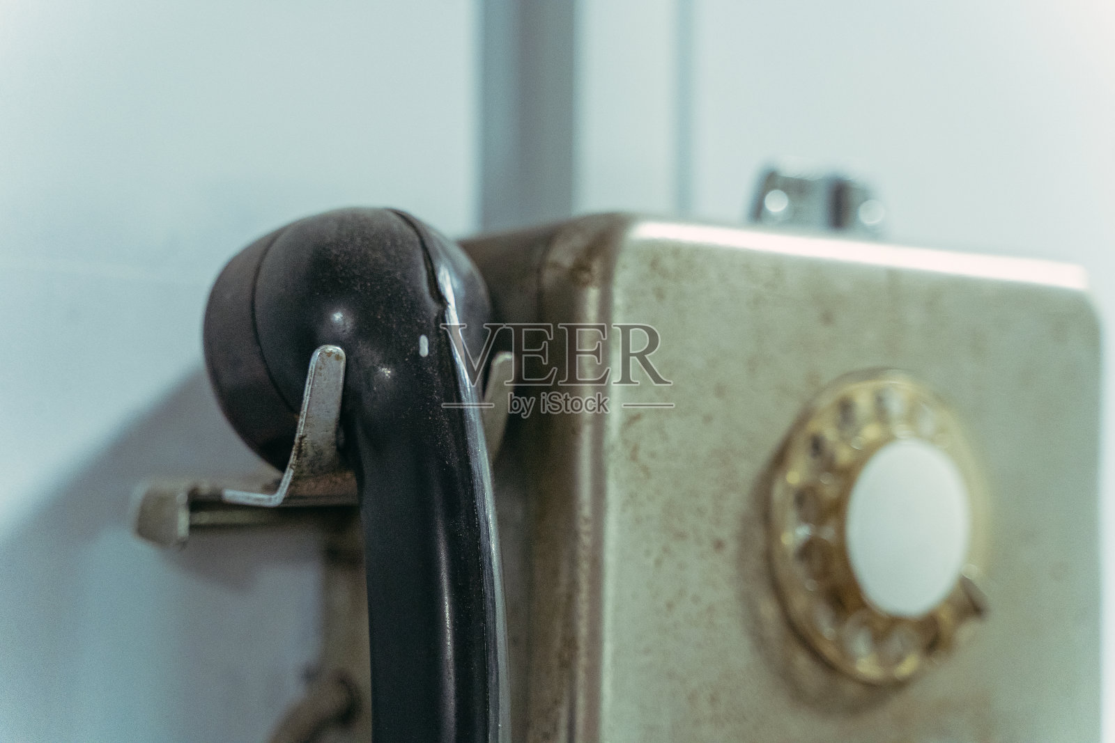 电话。表盘复古的电话。特写镜头。照片摄影图片