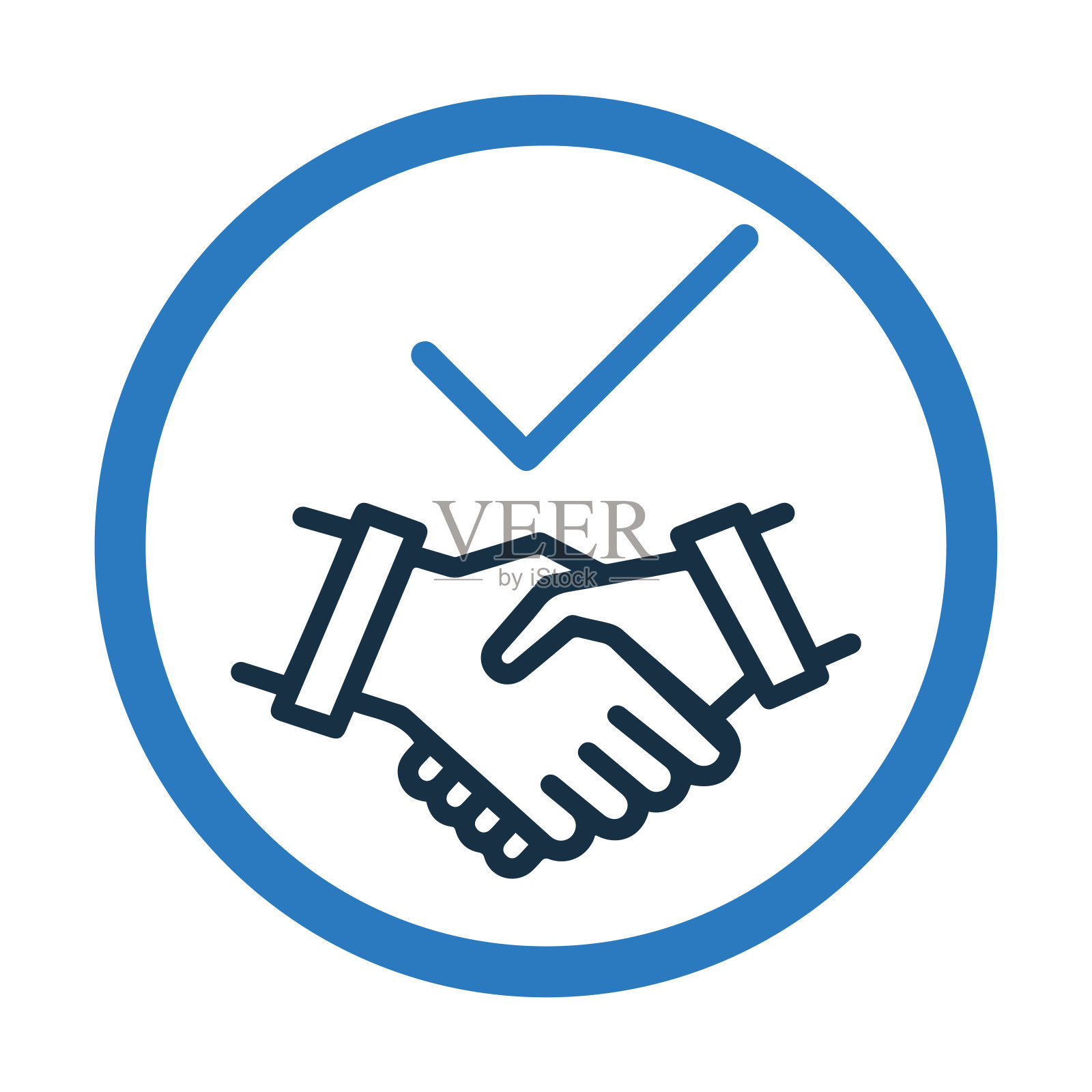 商业交易或成功图标插画图片素材