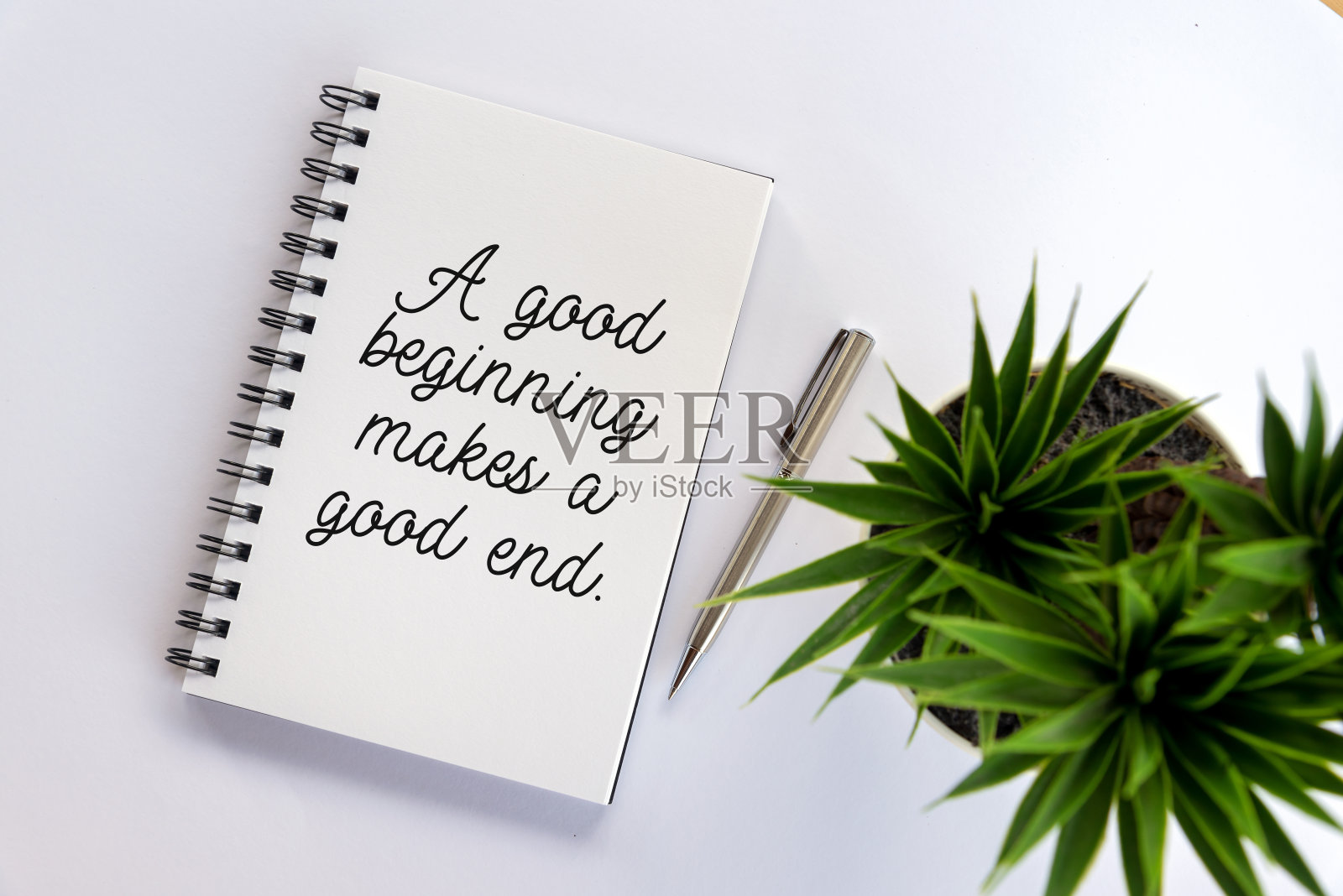 善始者善终。照片摄影图片