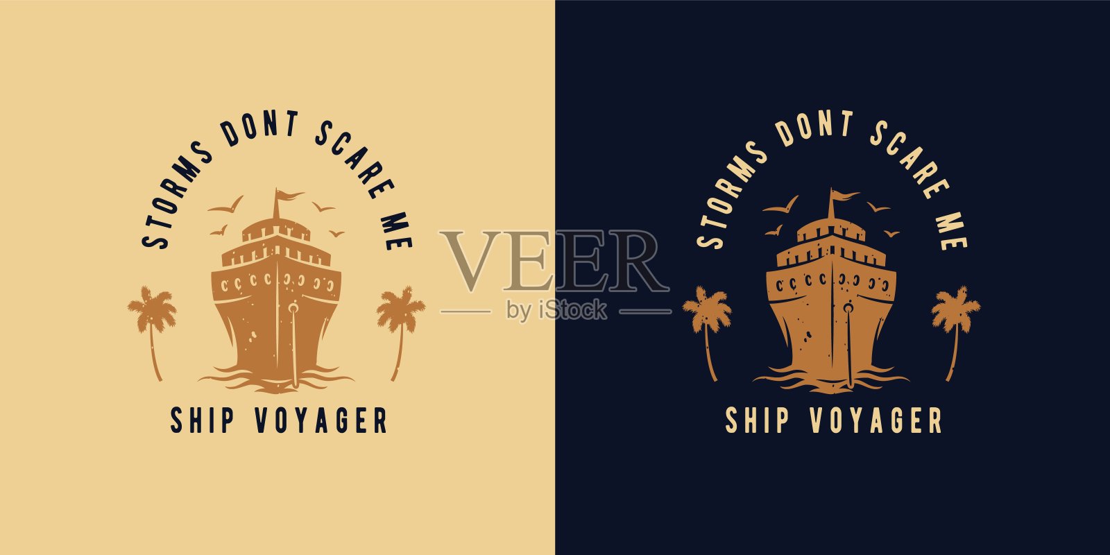 巡洋舰流浪者。航海，船用印刷插画图片素材