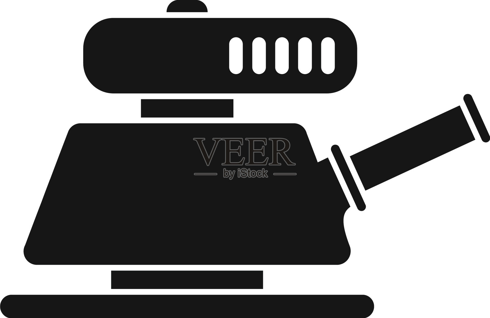 石磨图标简单锯工具设计元素图片