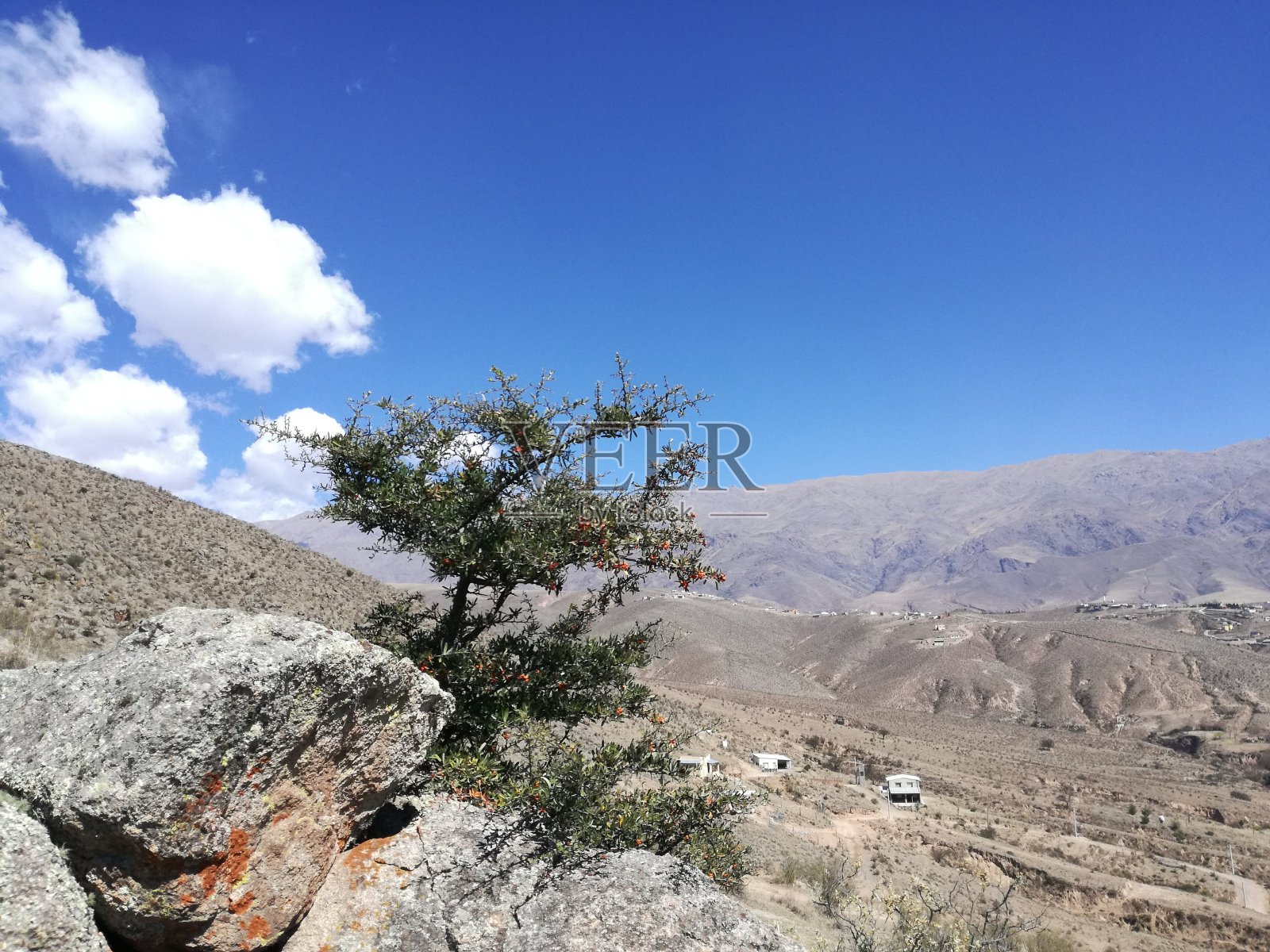 来自Cerro de la Cruz的Tafi视图照片摄影图片