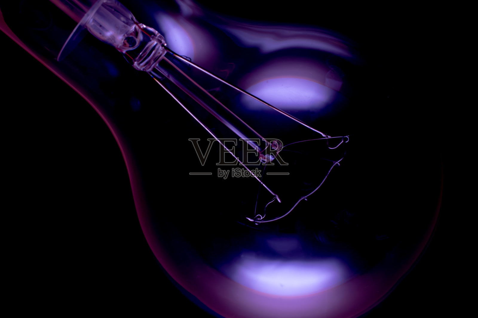 灯泡特写抽象艺术照片摄影图片