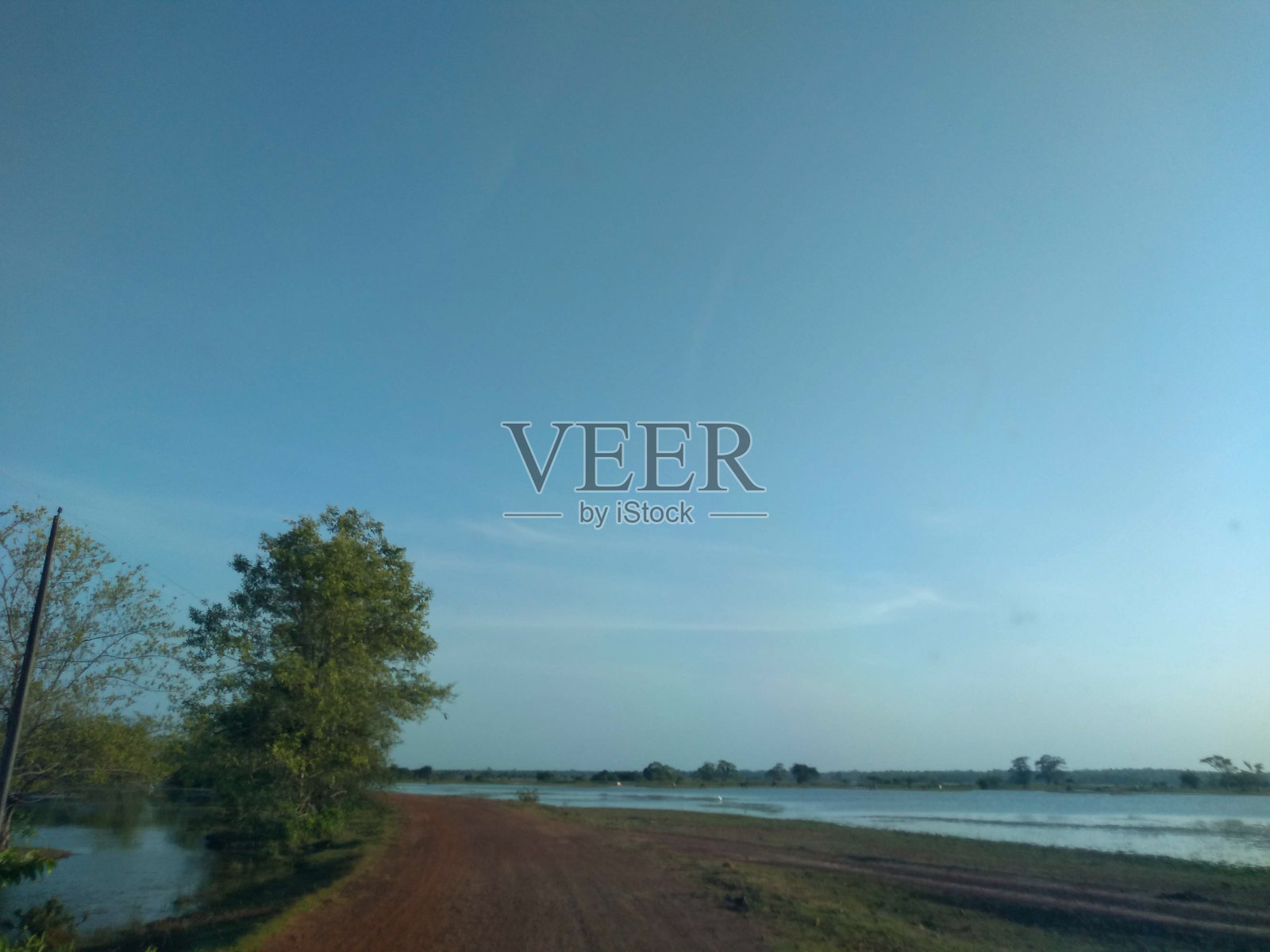 Marajó岛的农村地区。照片摄影图片