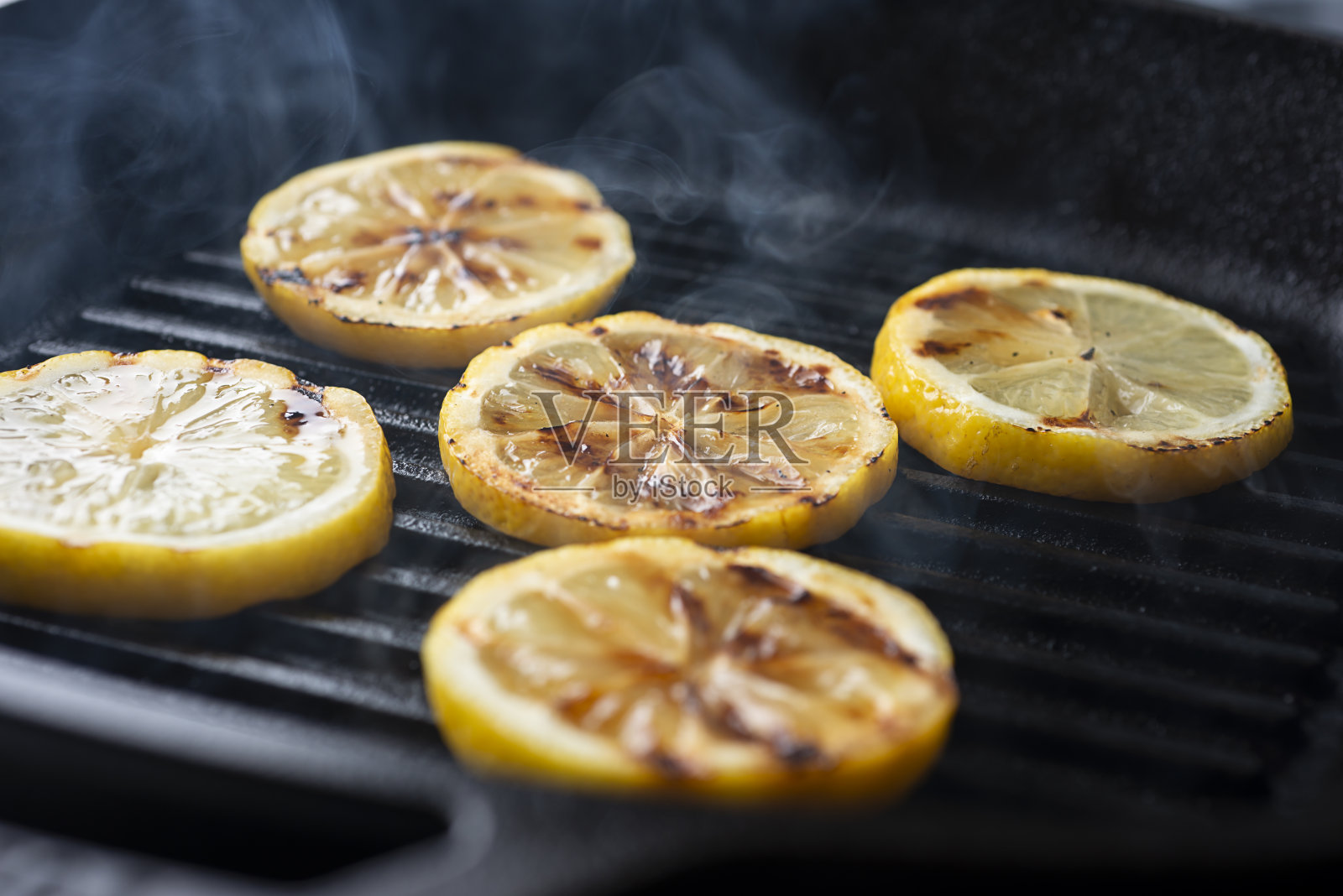烤柠檬照片摄影图片