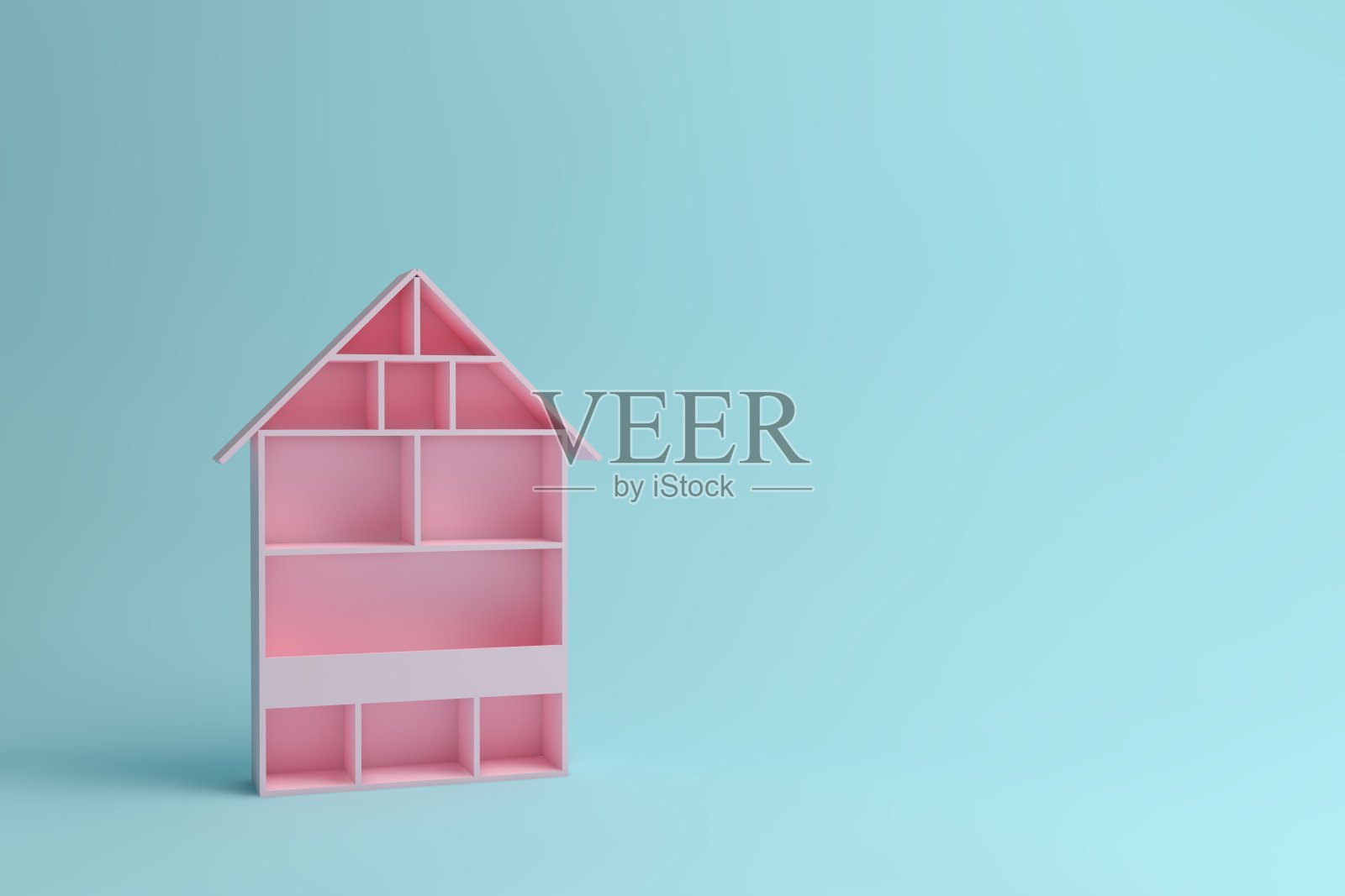 空书架，书架照片摄影图片