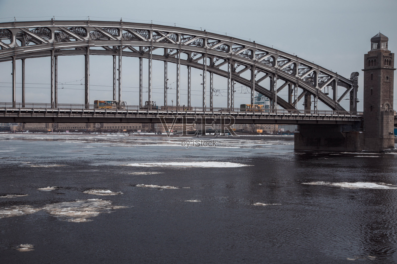 桥在冬天照片摄影图片