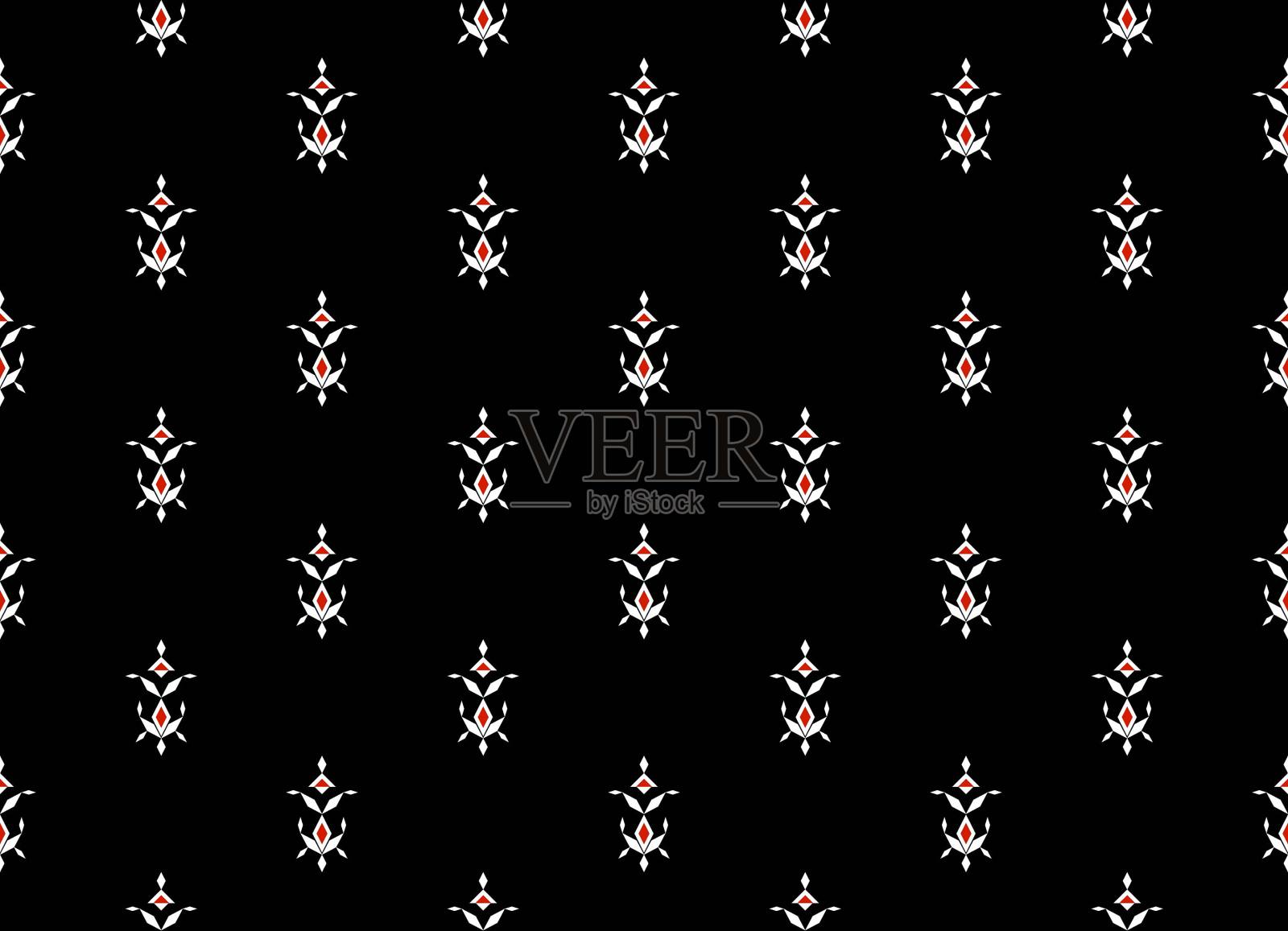 民族图案设计插画图片素材