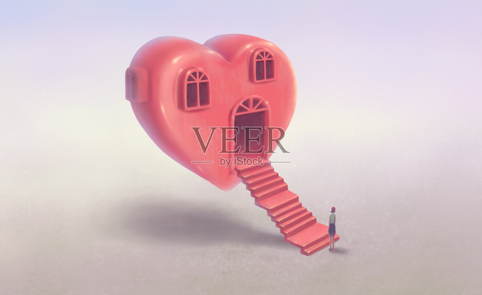 爱插画图片素材