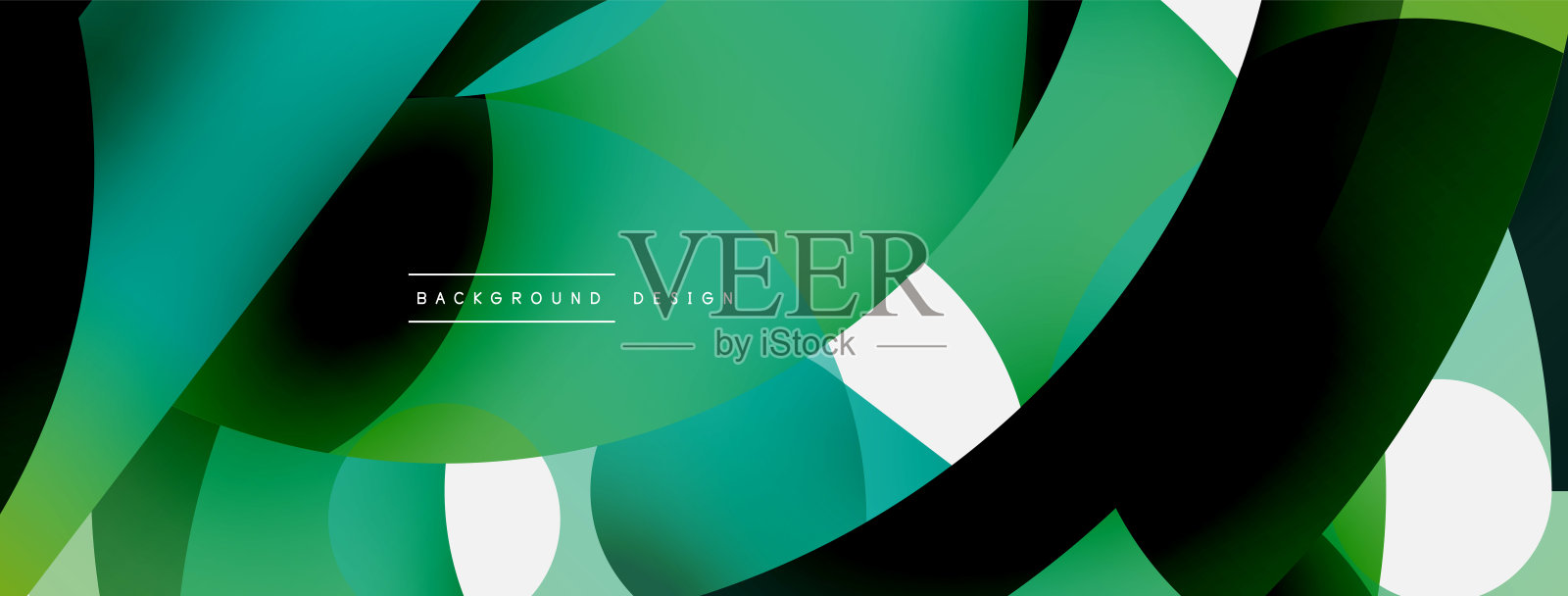 圆抽象背景。矢量插图墙纸横幅背景卡或登陆页插画图片素材