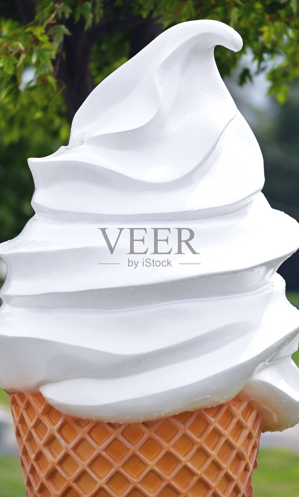 冰淇淋蛋筒装饰照片摄影图片