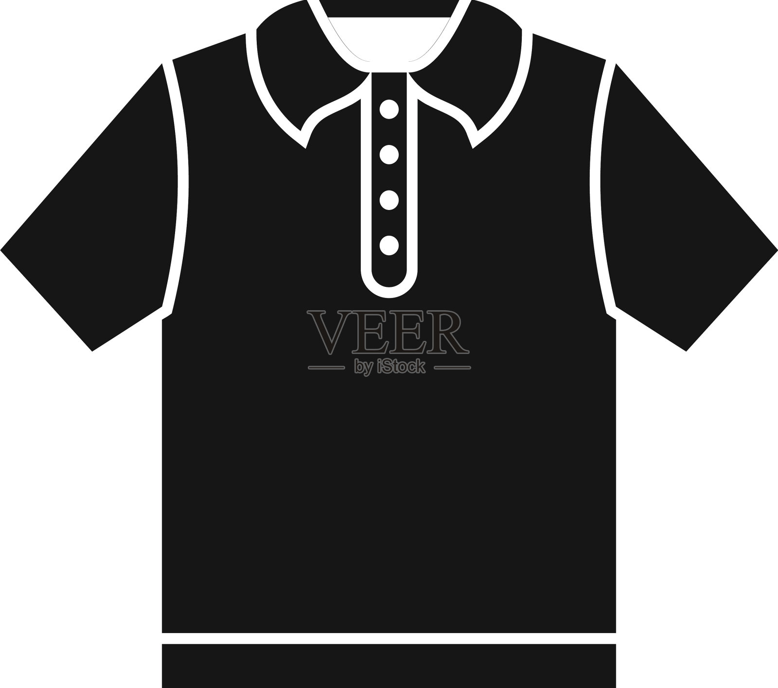 t恤修复图标简单的裁缝布设计元素图片