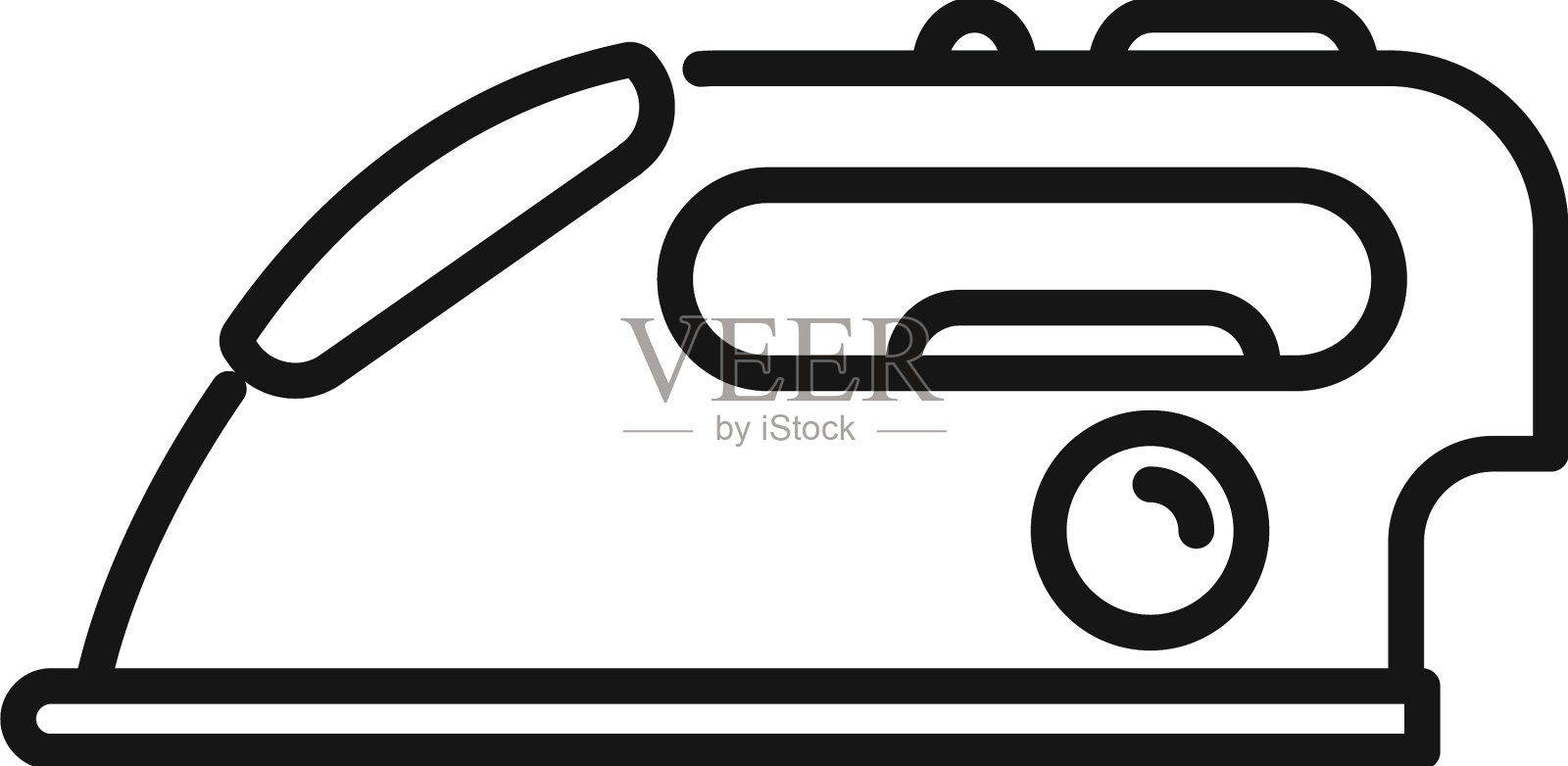 布铁图标轮廓裁缝工作设计元素图片