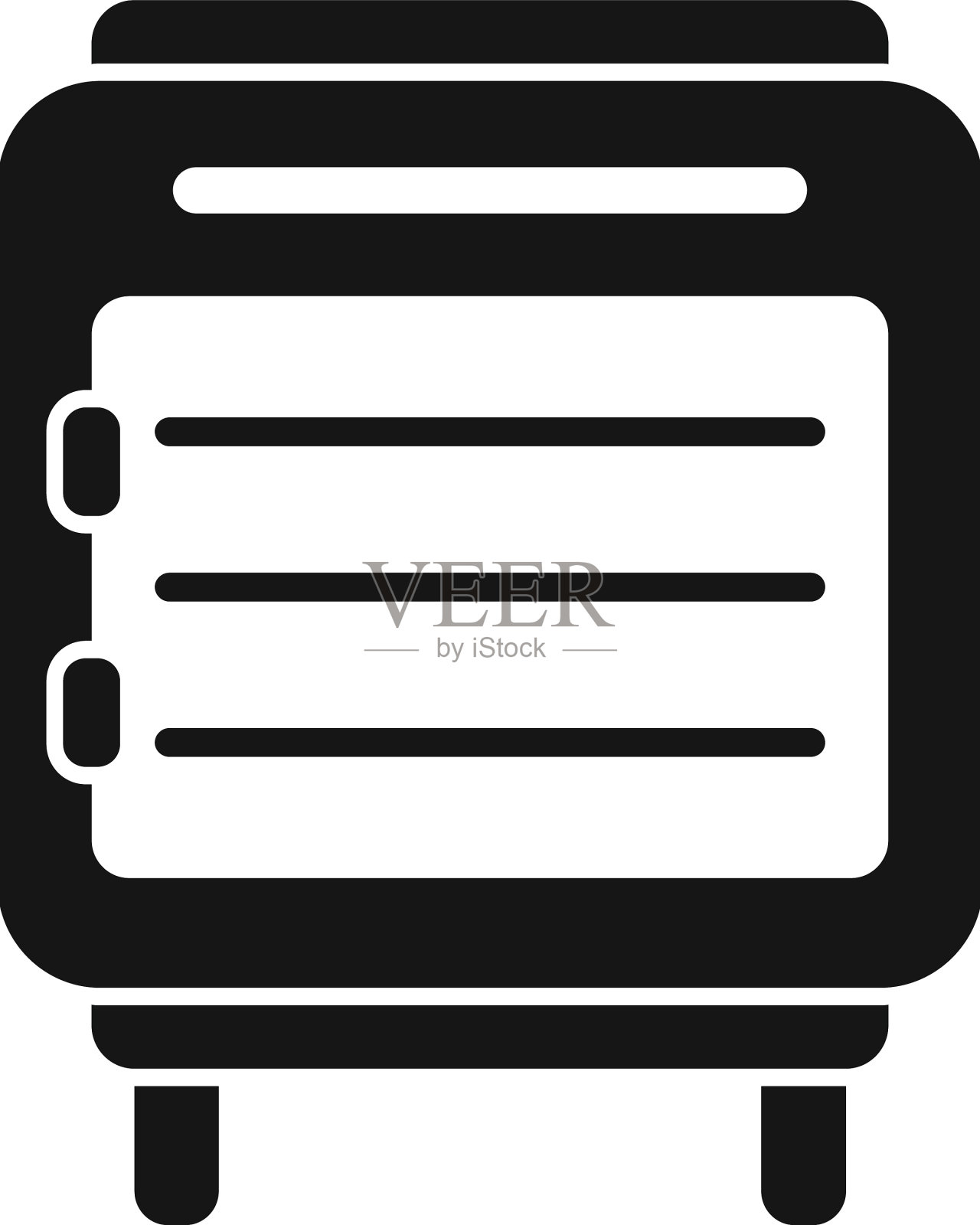 熏制室图标简单的烧烤烤架图标素材