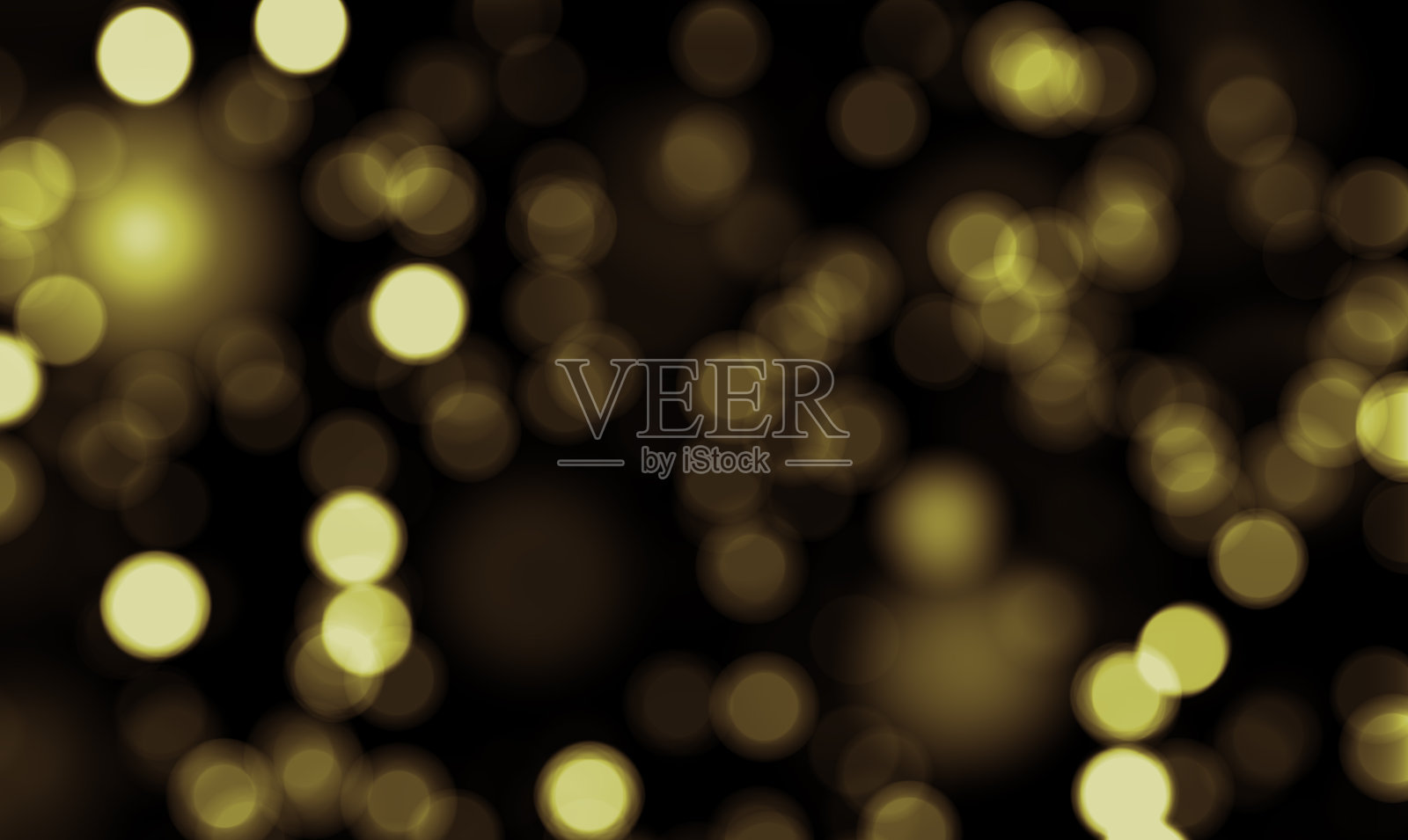 金色散焦灯抽象背景股票插图插画图片素材