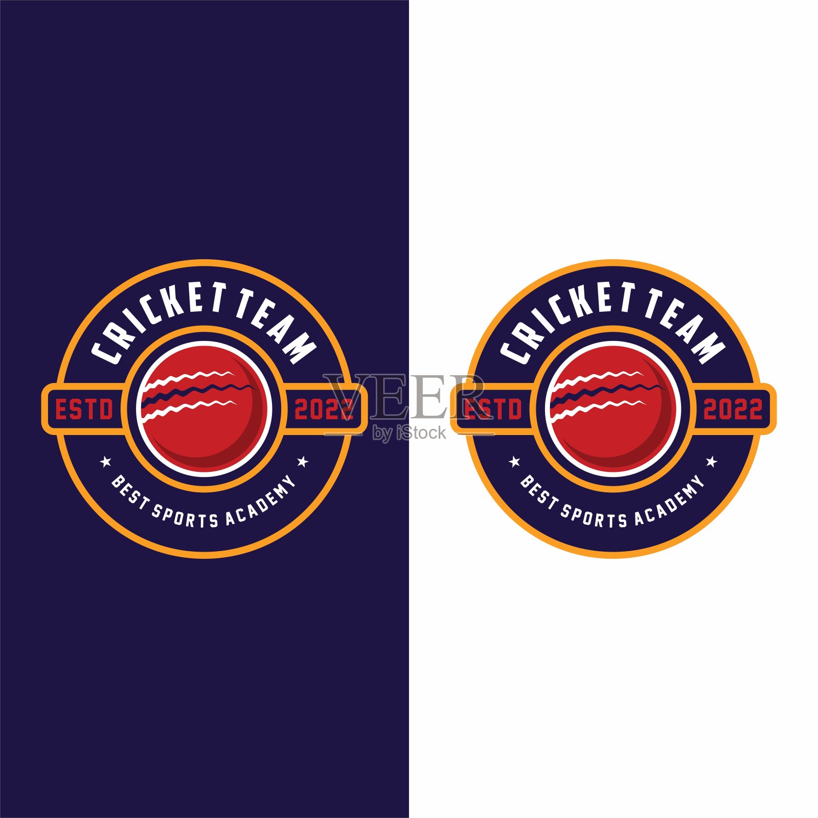 板球队图标模板设计设计元素图片