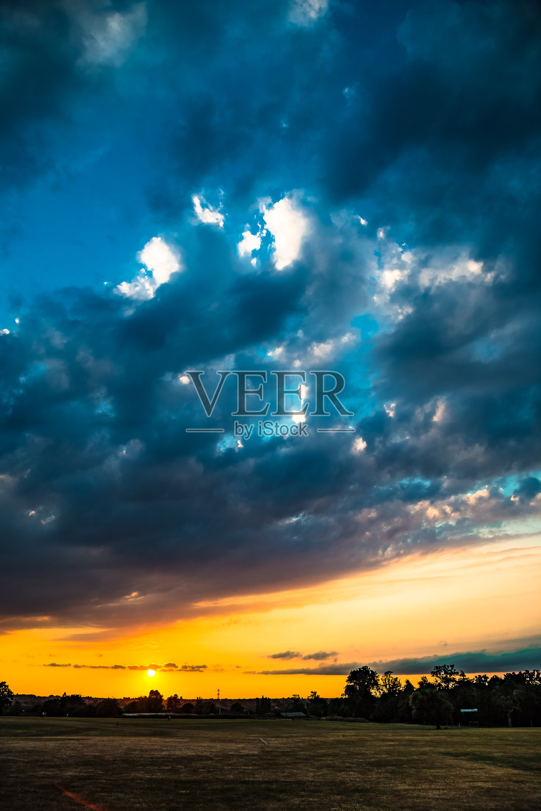 英国引人注目的天空照片摄影图片