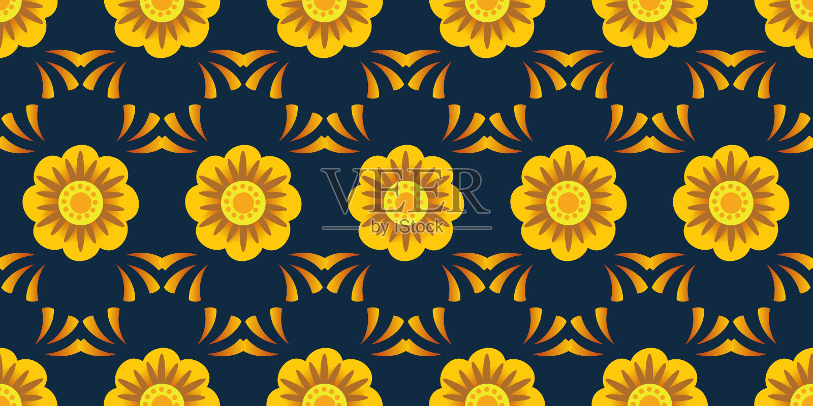 民族图案插画图片素材