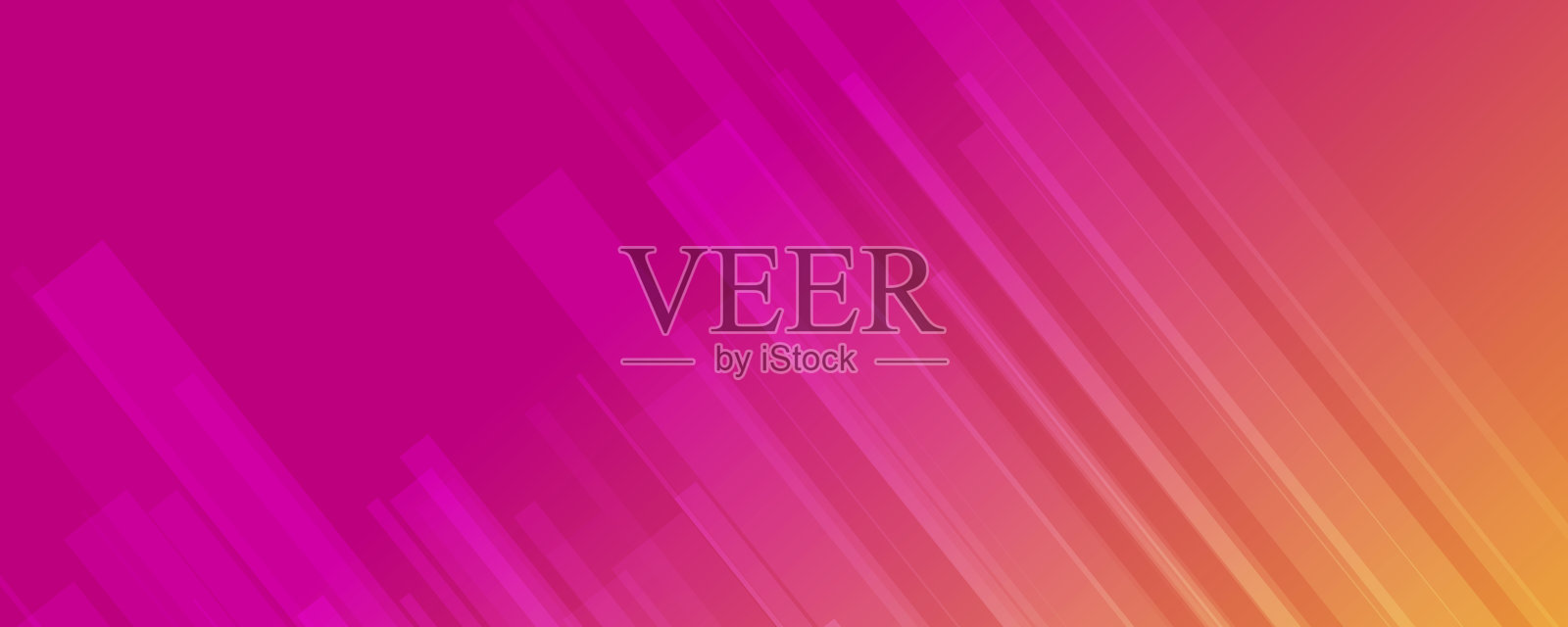 现代彩色梯度背景与线条插画图片素材