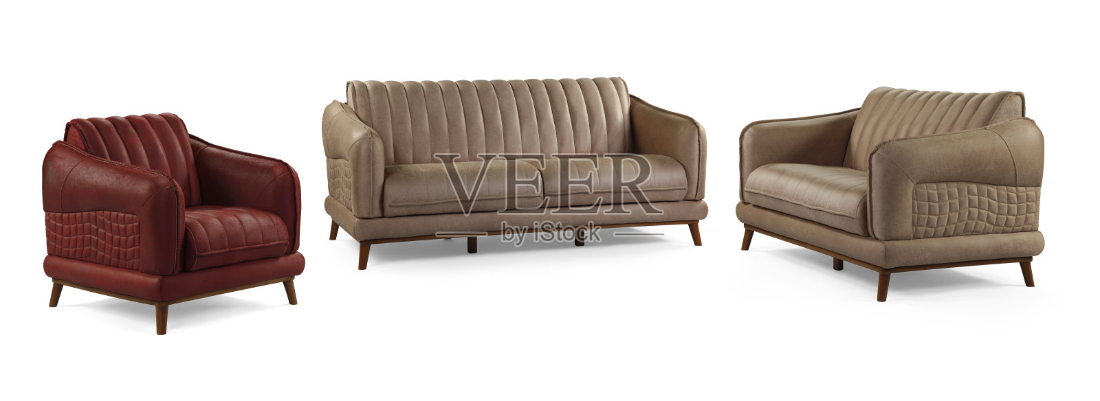 现代沙发和家具，现代家具套装照片摄影图片