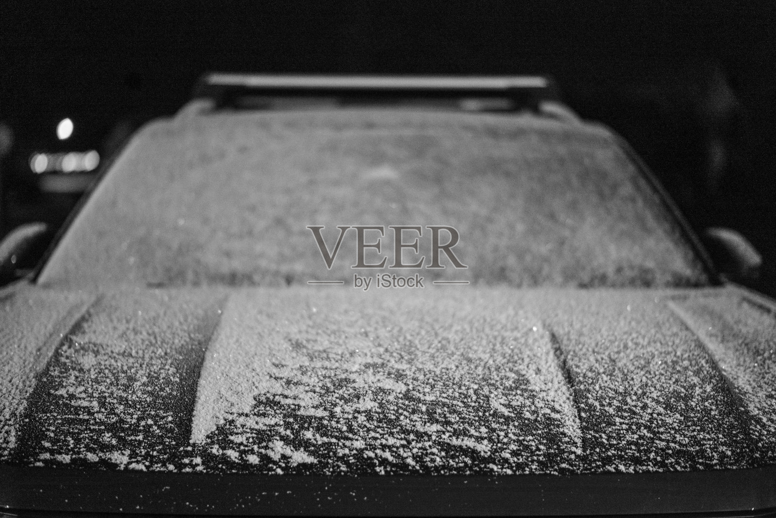 冰雪覆盖的车照片摄影图片