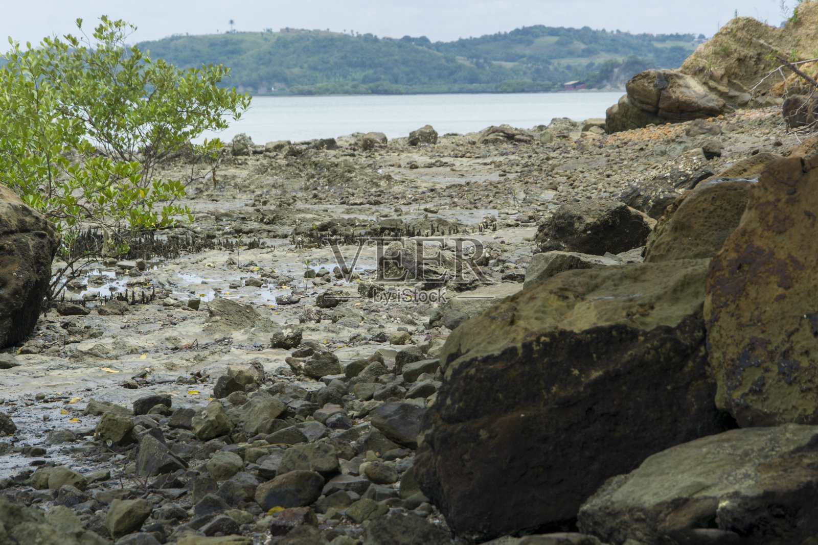 巴伊亚州坎代亚斯市的卡博托海滩。国家历史的地方。照片摄影图片