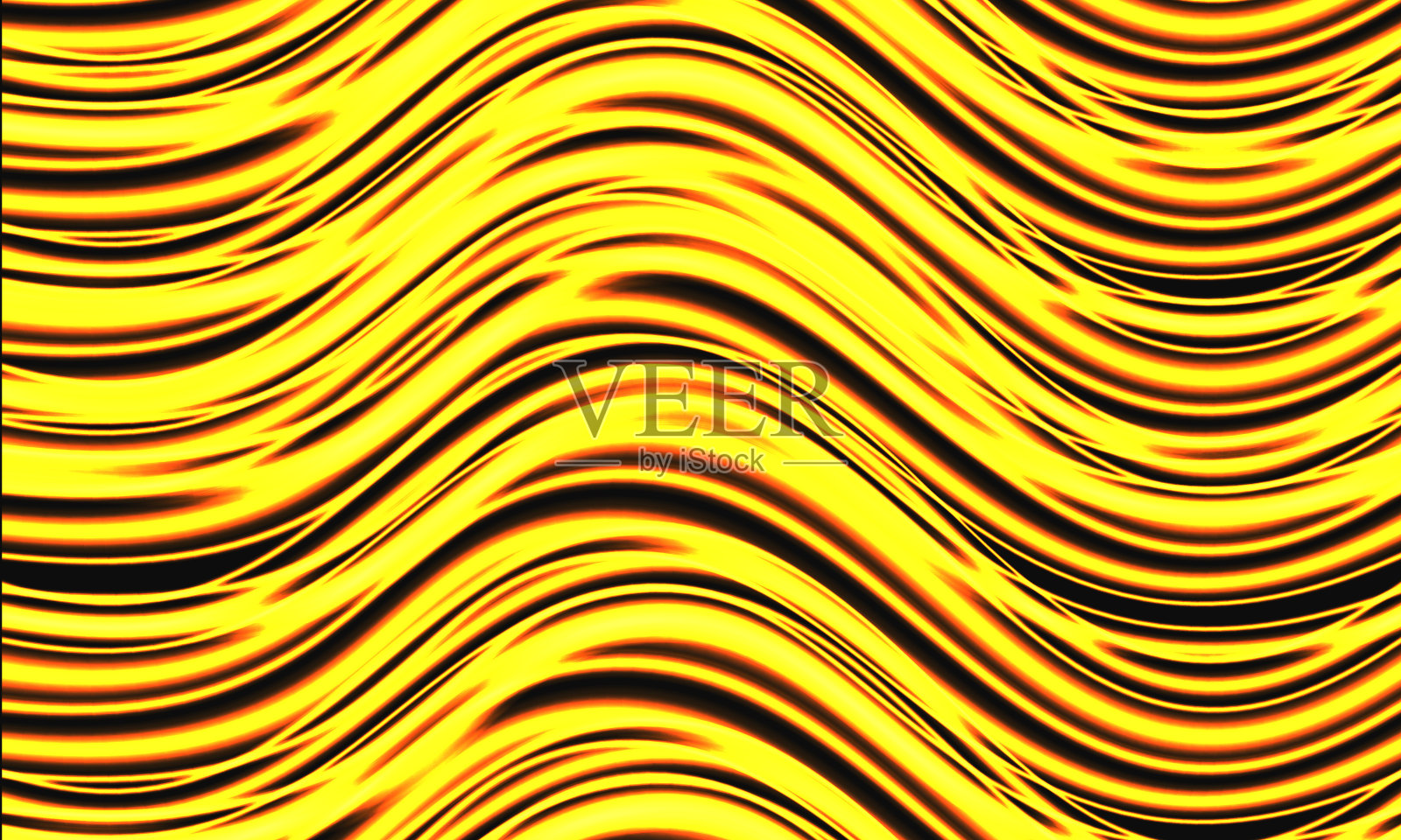 摘要黄金波浪曲线豪华背景纹理向量插画图片素材